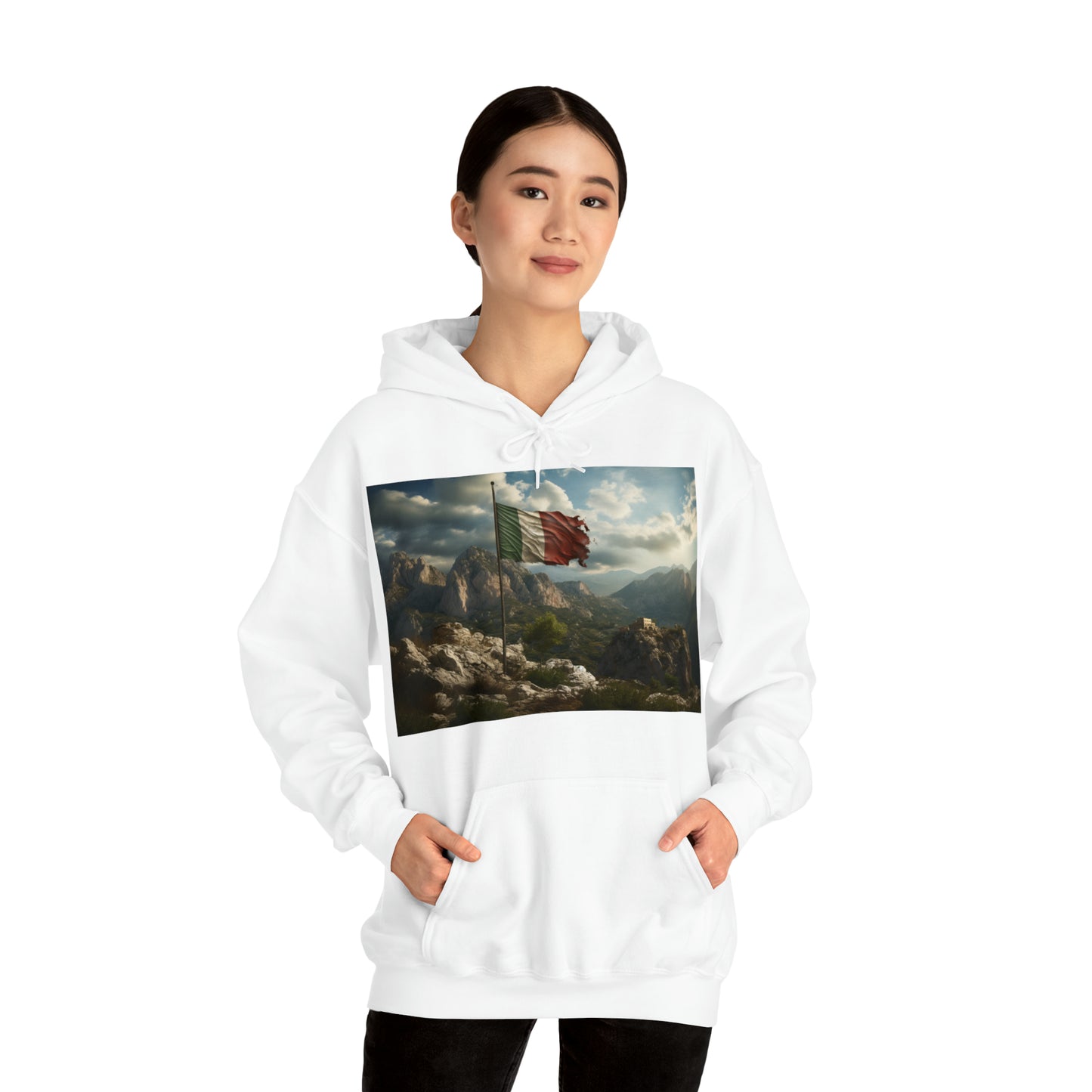 Italy Flag - light hoodies