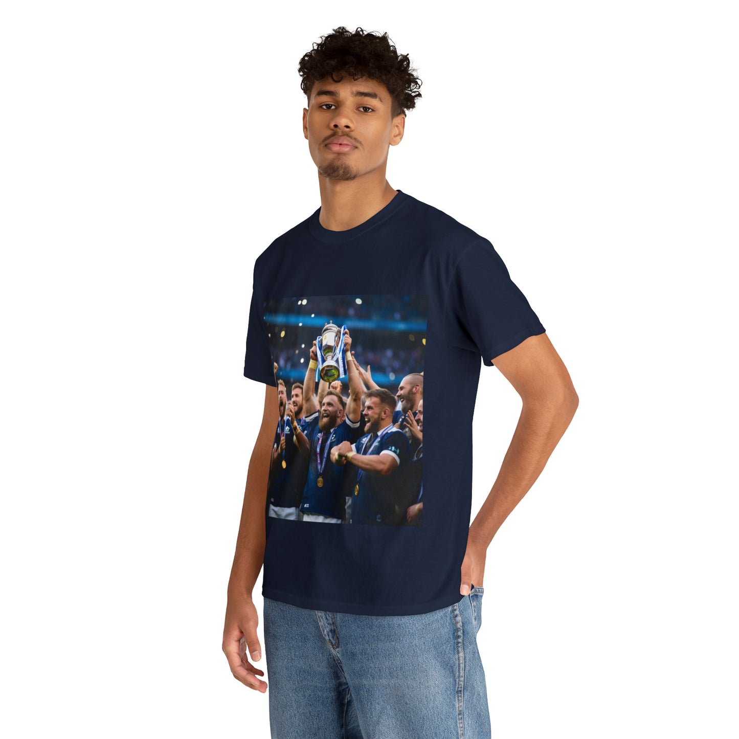 Scotland Winning RWC - dark shirts