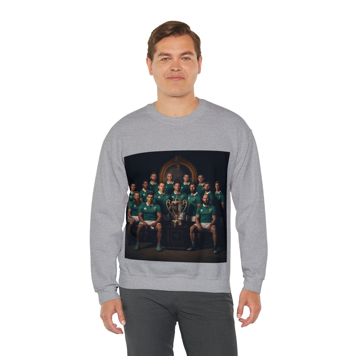 Ireland World Cup photoshoot - light sweatshirts