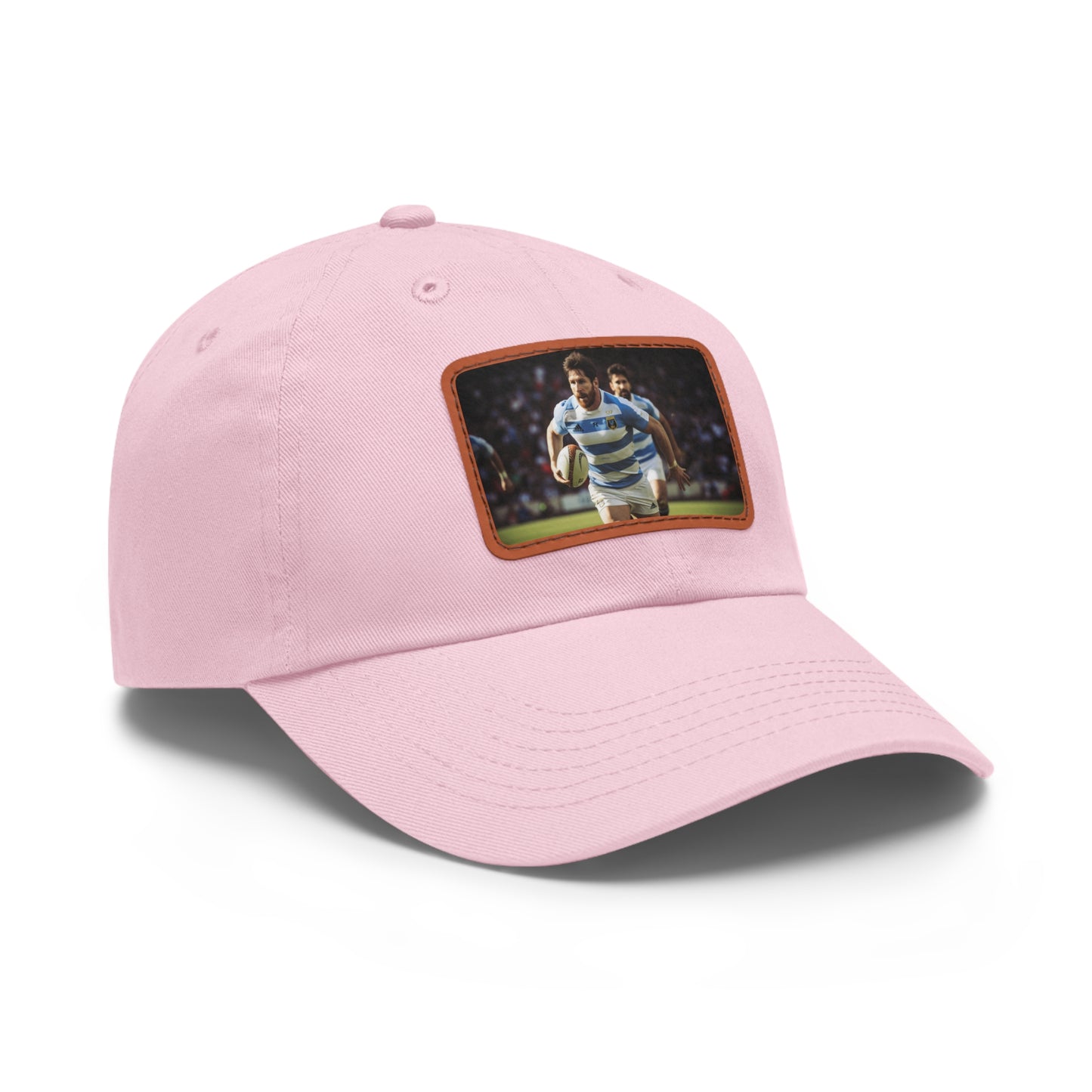 Rugby Messi Rectangle Leather Patch Hat
