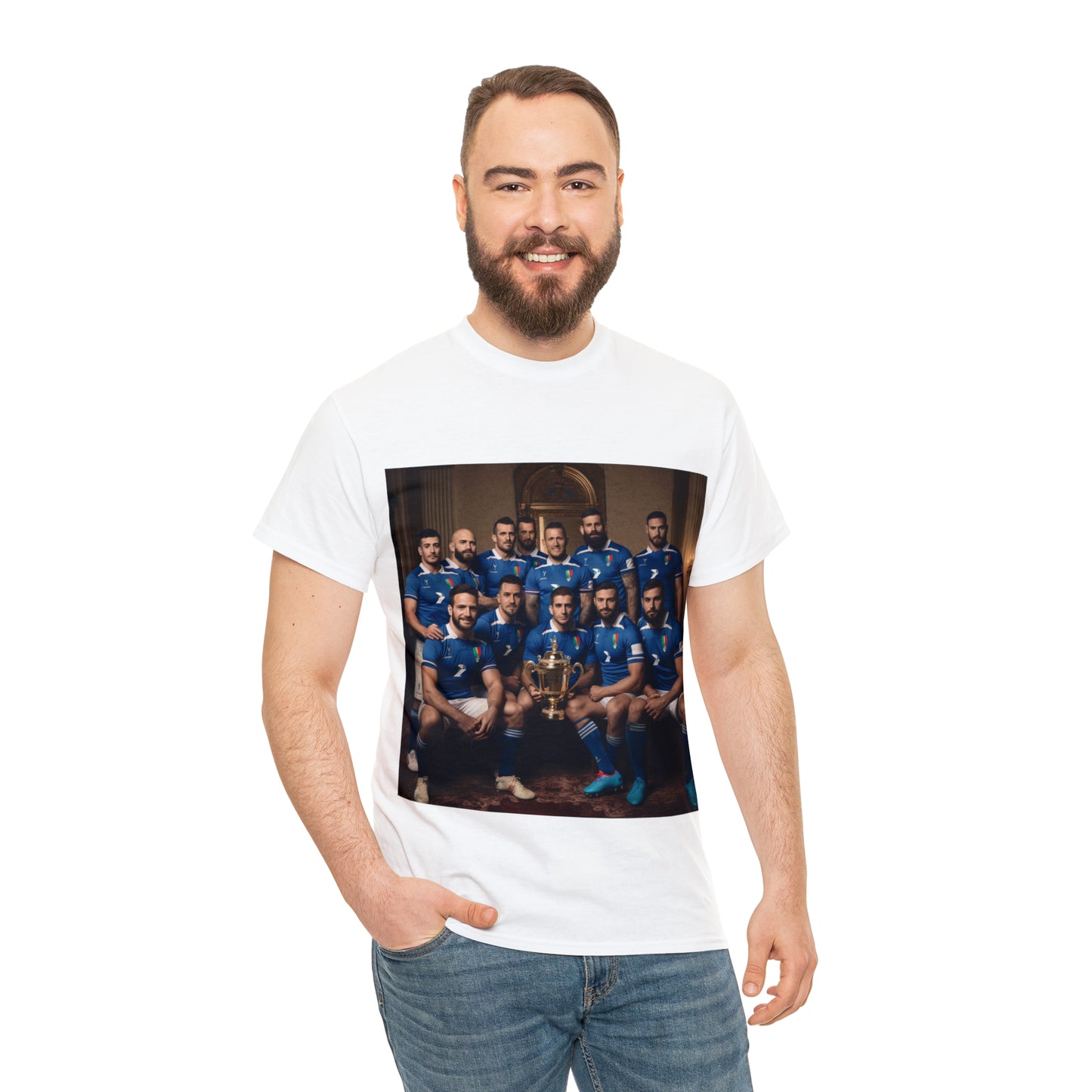 Italy World Cup photoshoot - light shirts
