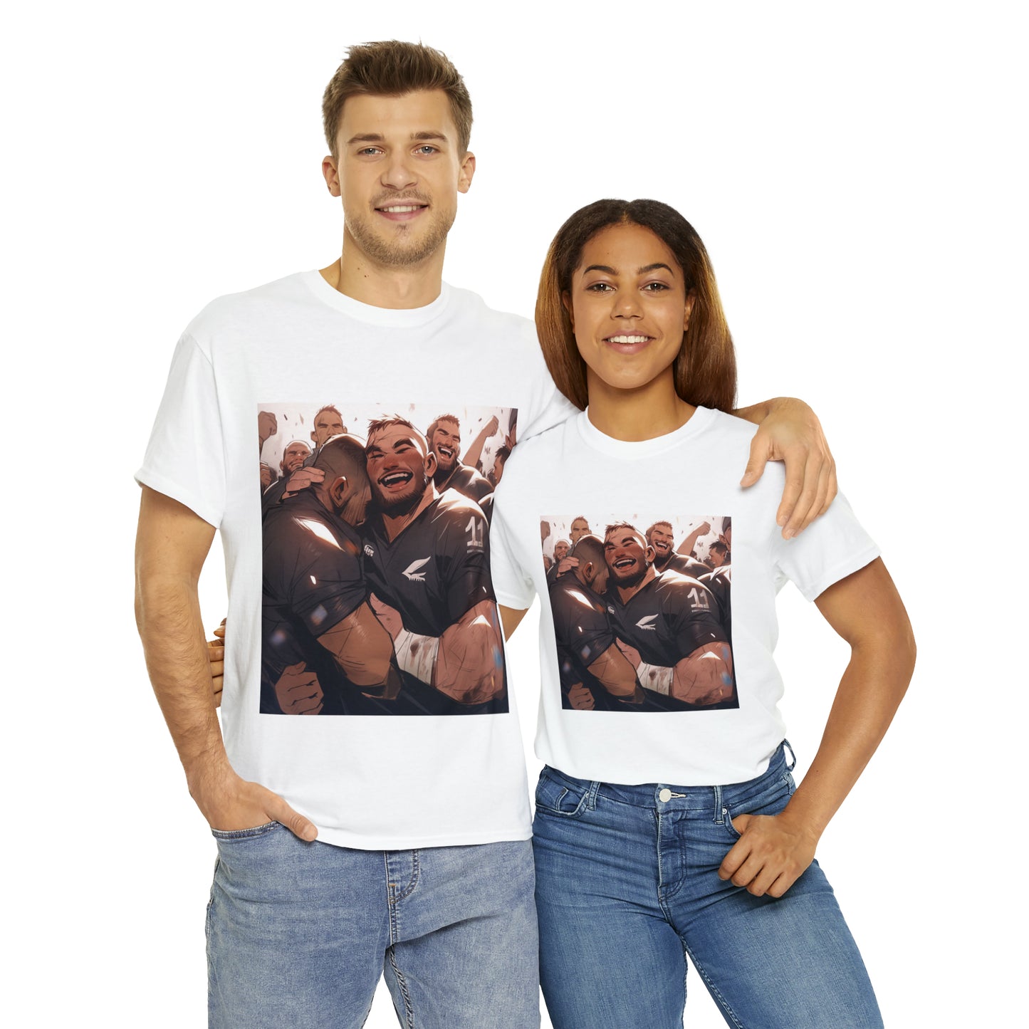 All Blacks Celebrating - light shirts