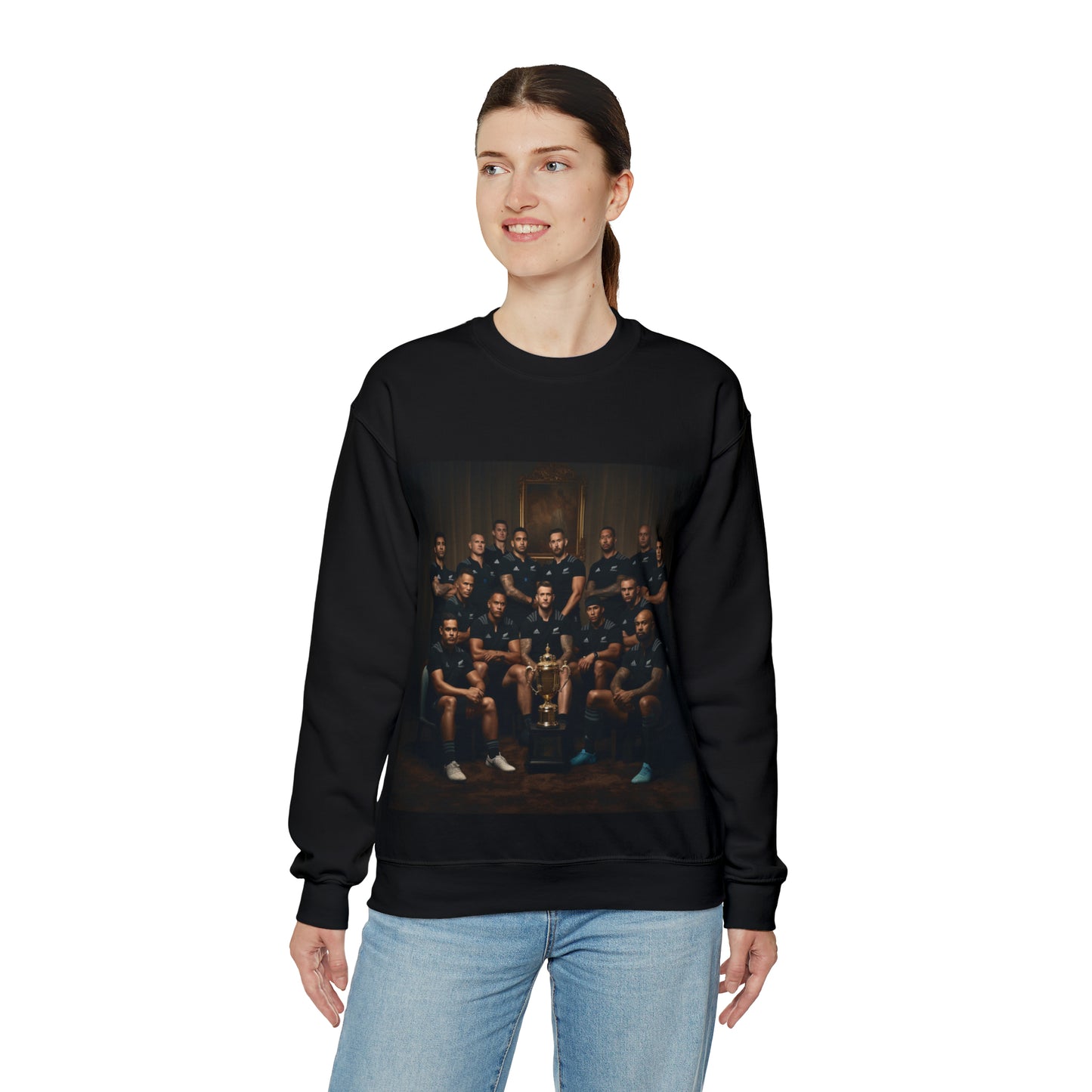 All Blacks with Web Ellis Cup - black sweatshirt