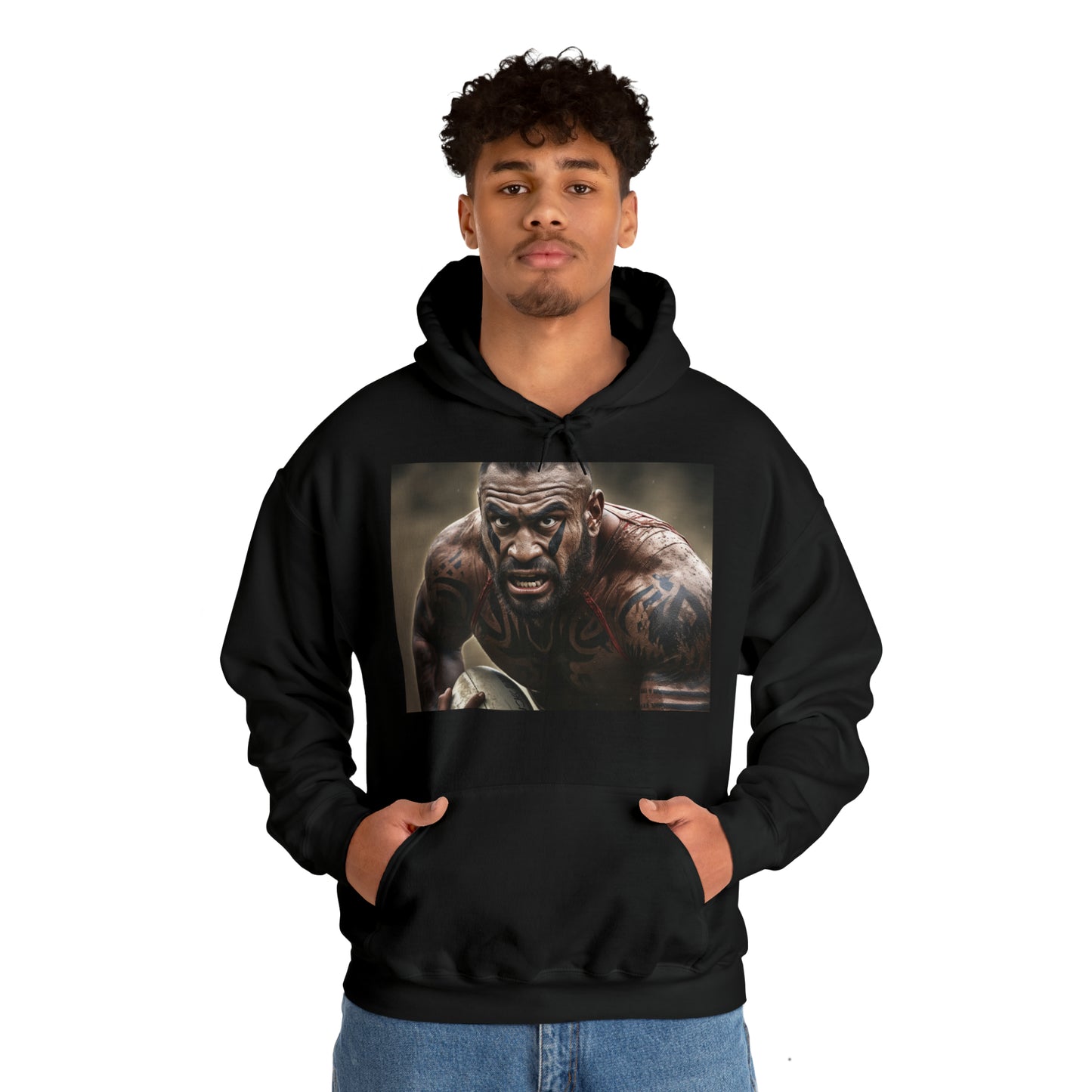 Māori Warrior - black hoodie