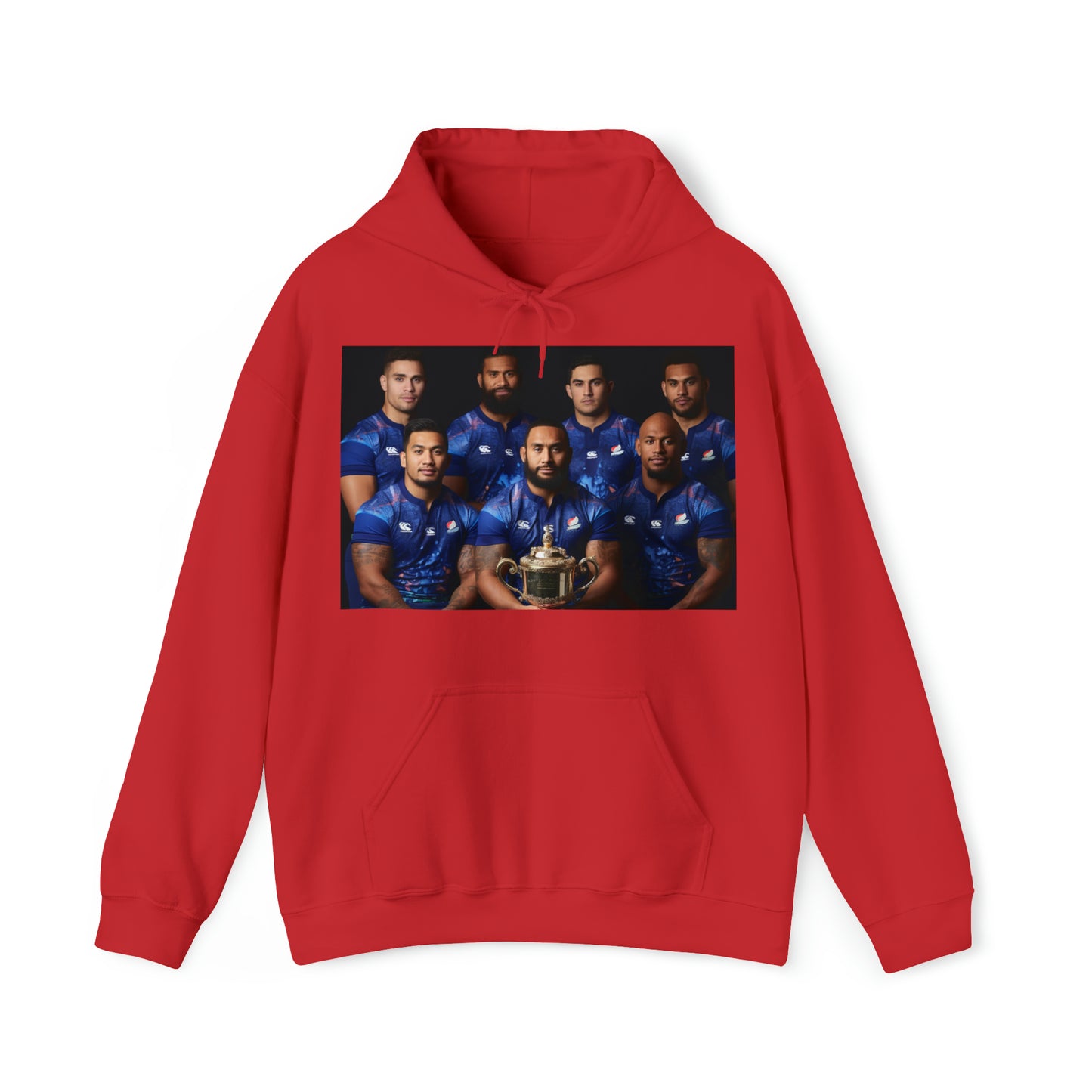 Samoa RWC Photoshoot - dark hoodies