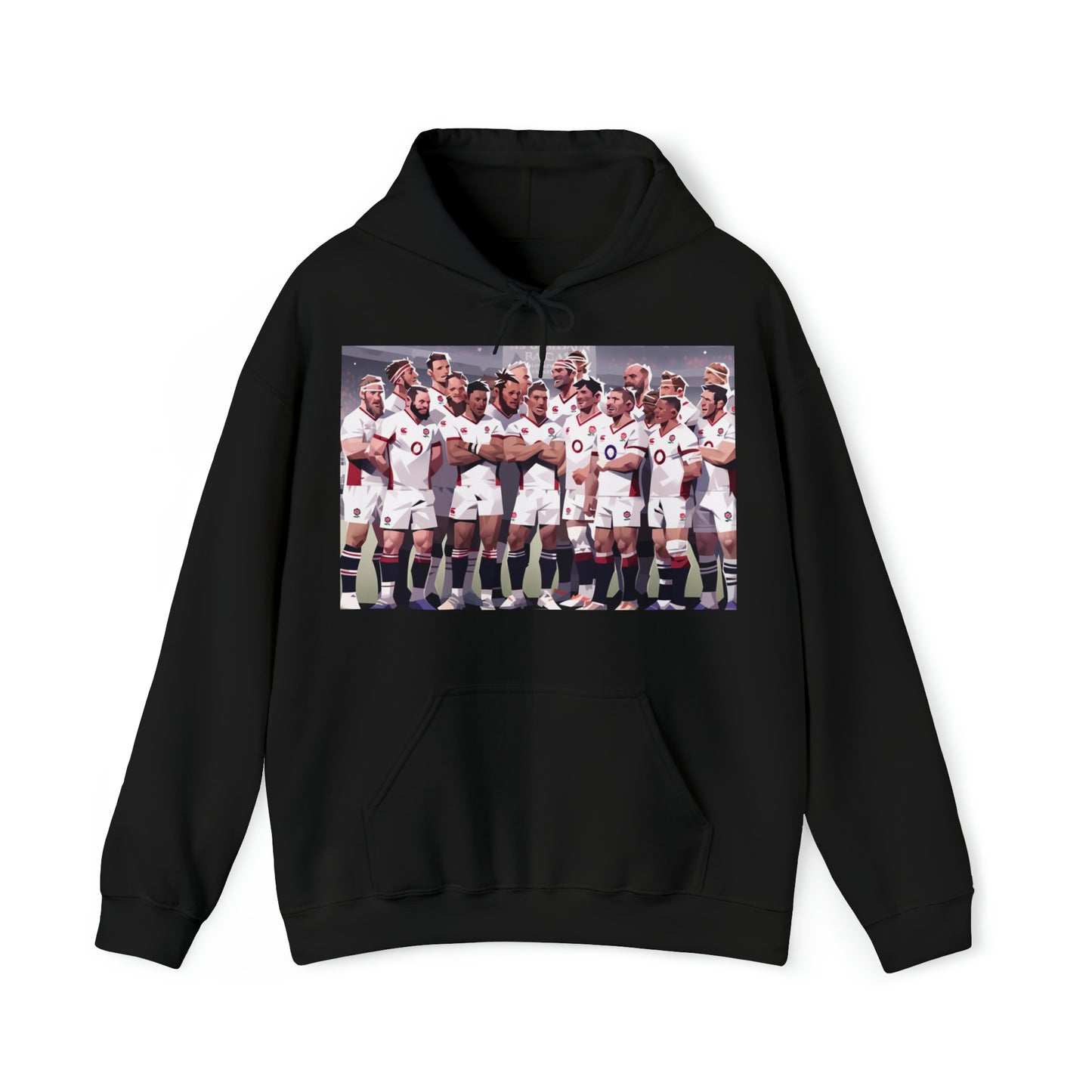 England Full Team - dark hoodies
