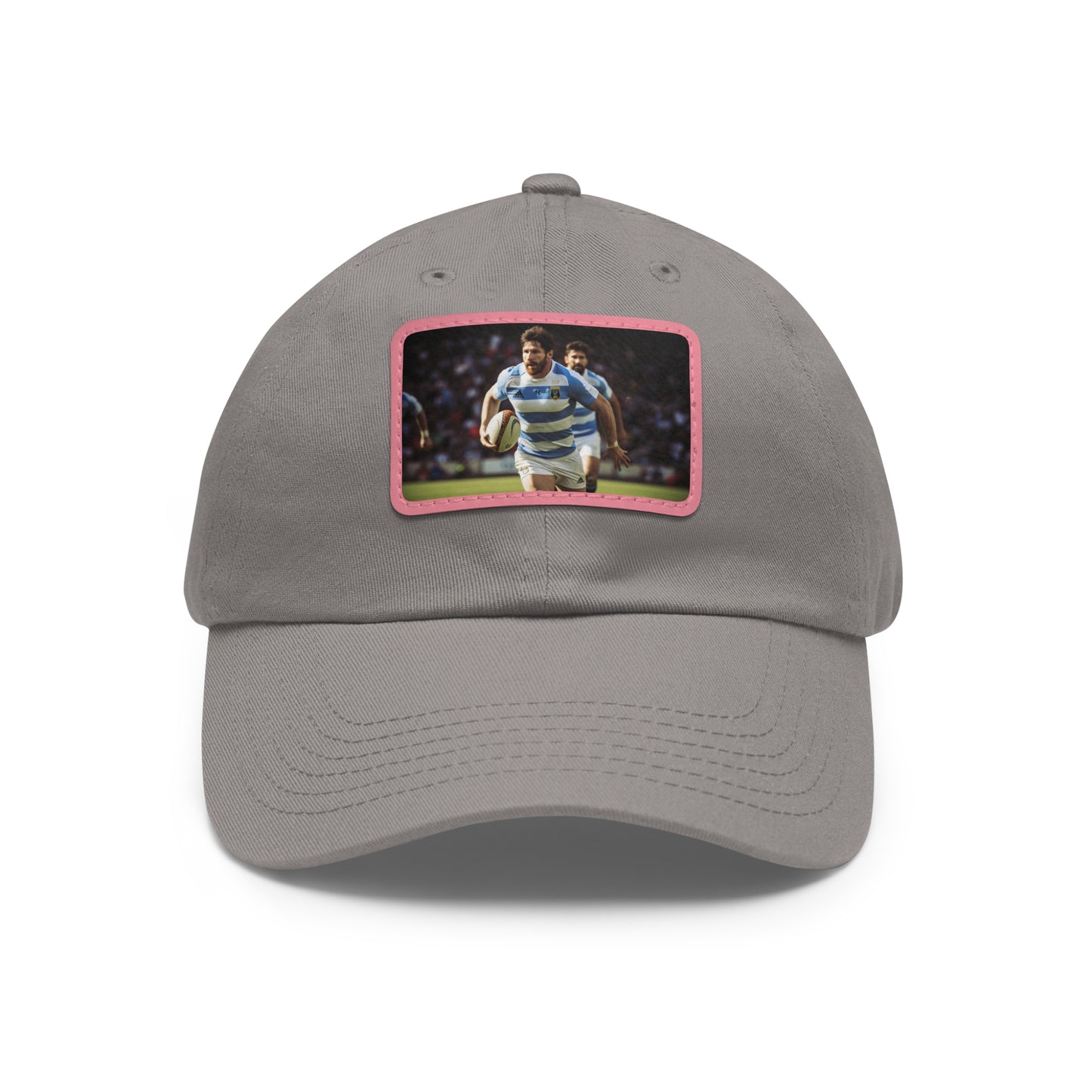 Rugby Messi Rectangle Leather Patch Hat