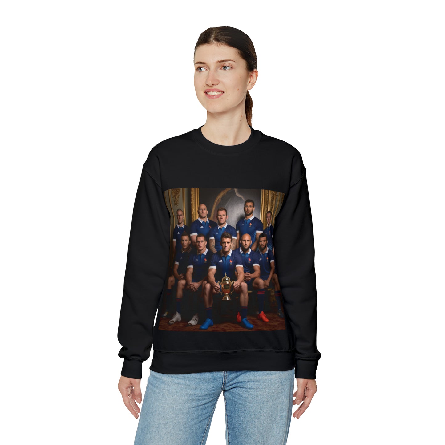 France World Cup Photoshoot - dark sweatshirts