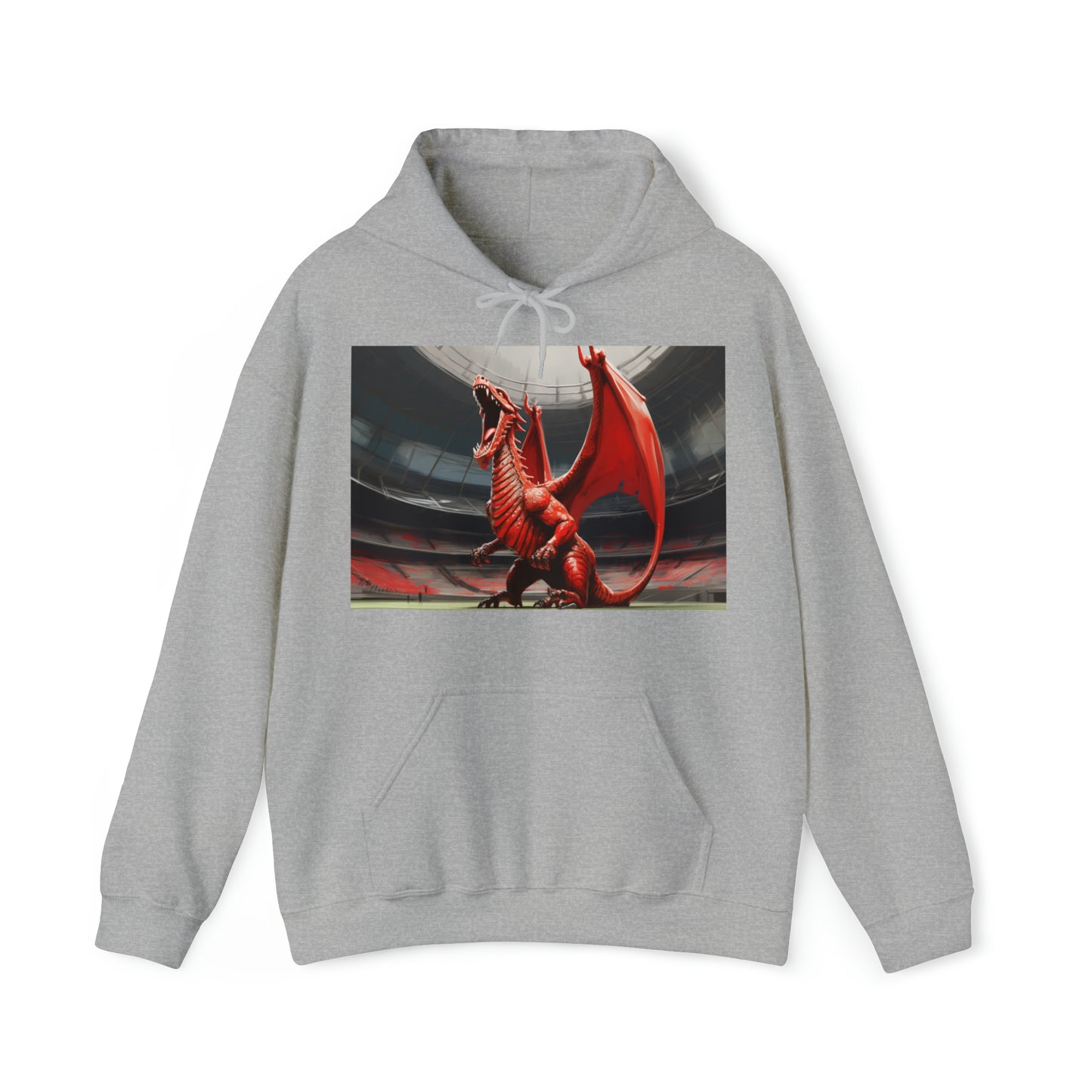 Welsh Dragon 2 - light hoodies