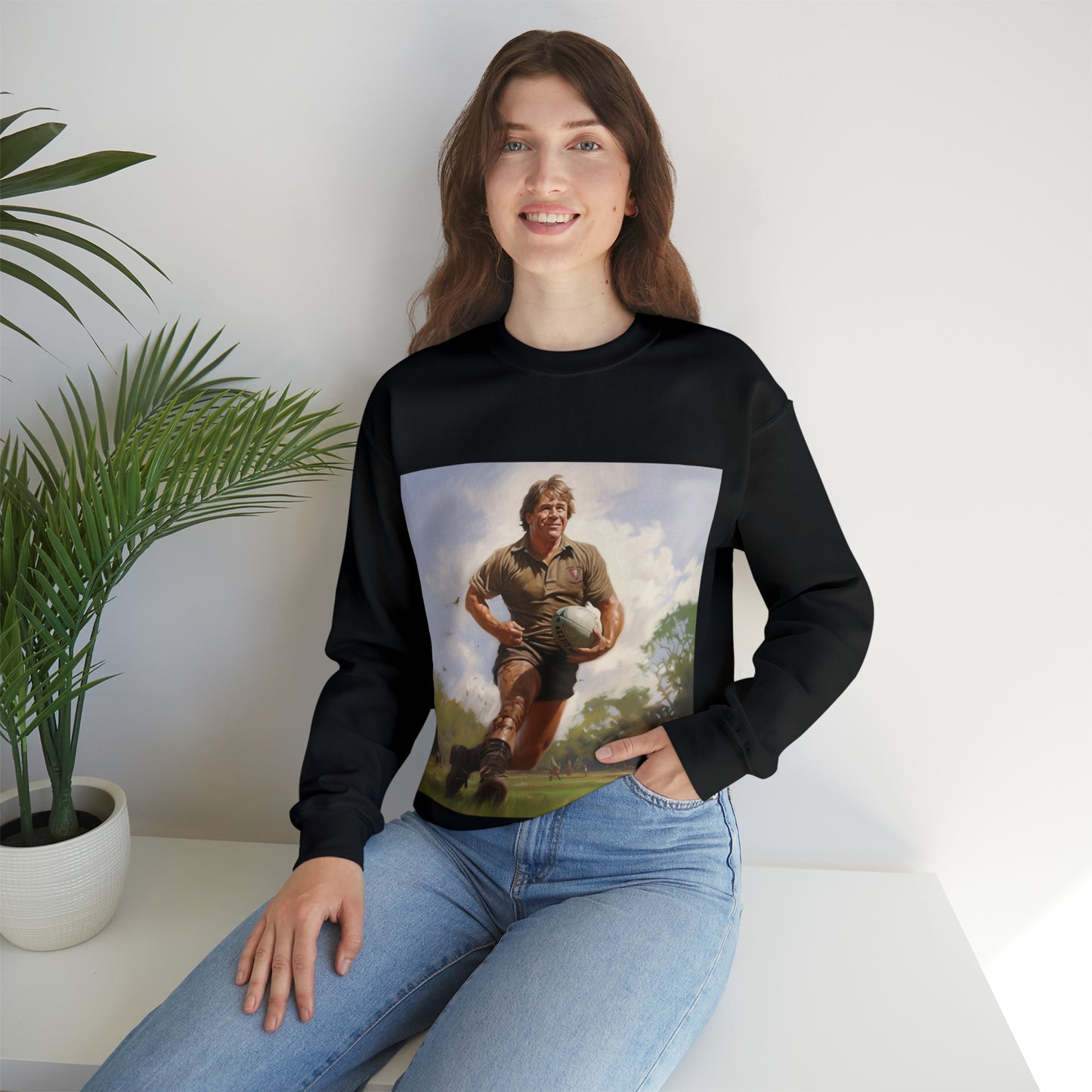 Steve Irwin 2 - black sweatshirt