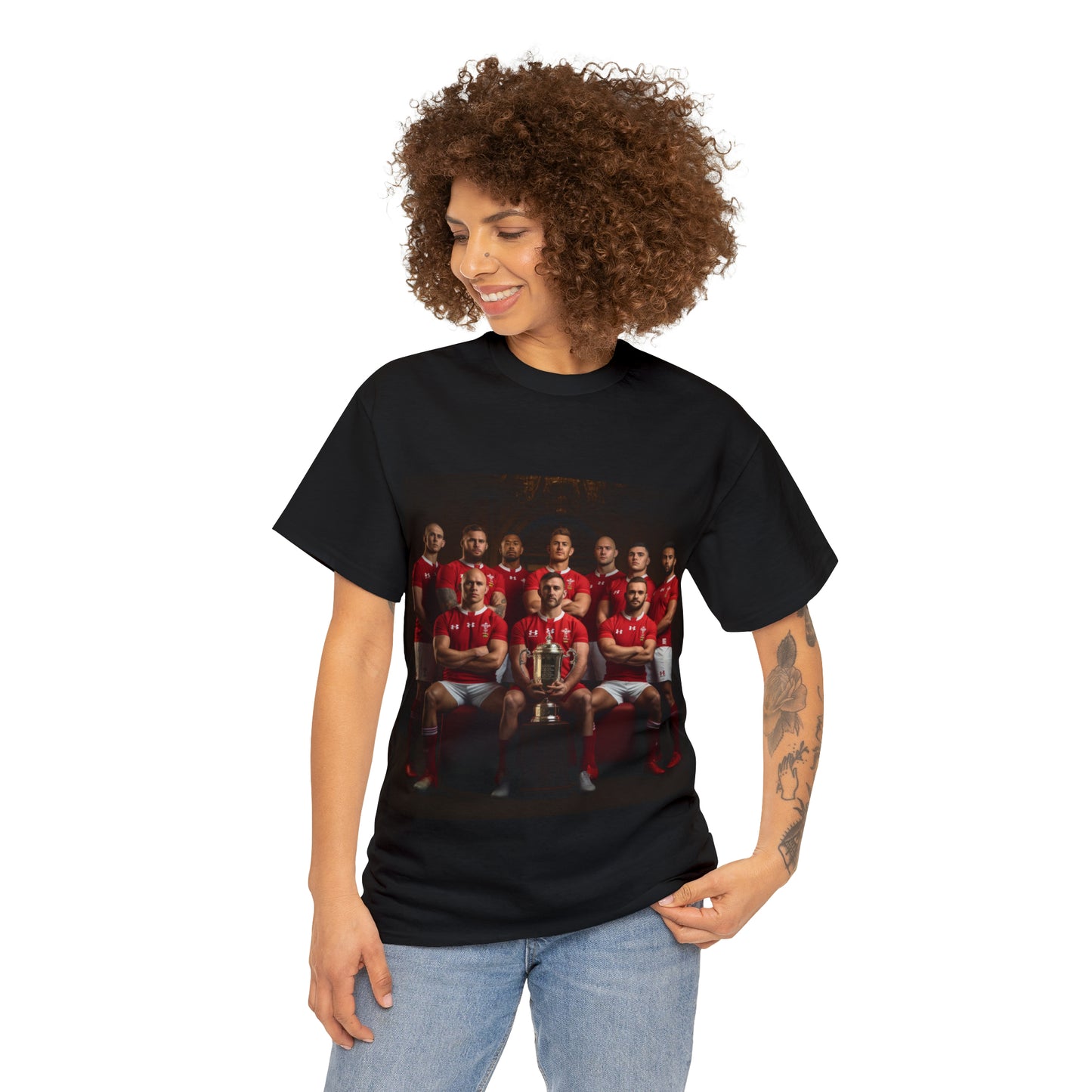 Wales RWC Photoshoot - dark shirts