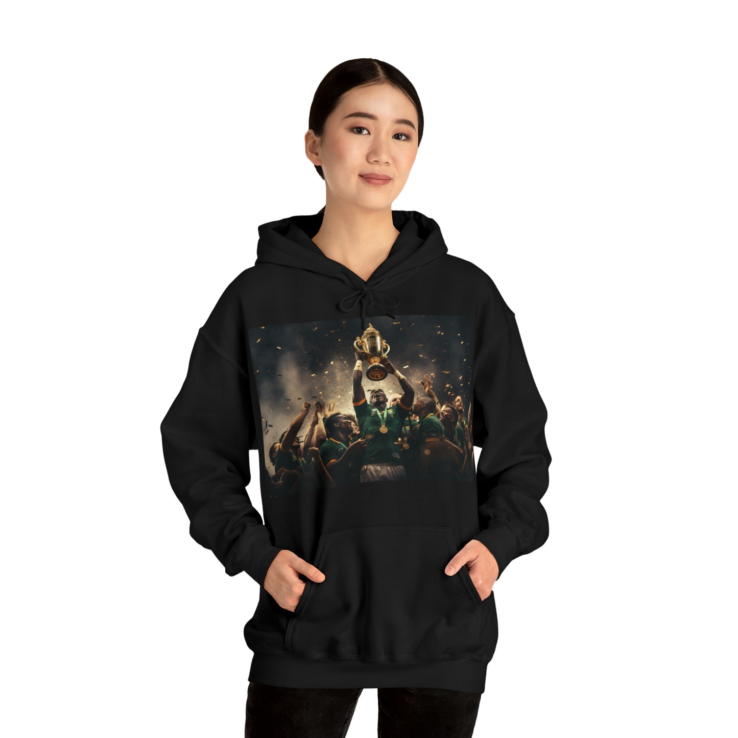 Springboks lifting RWC - dark hoodies