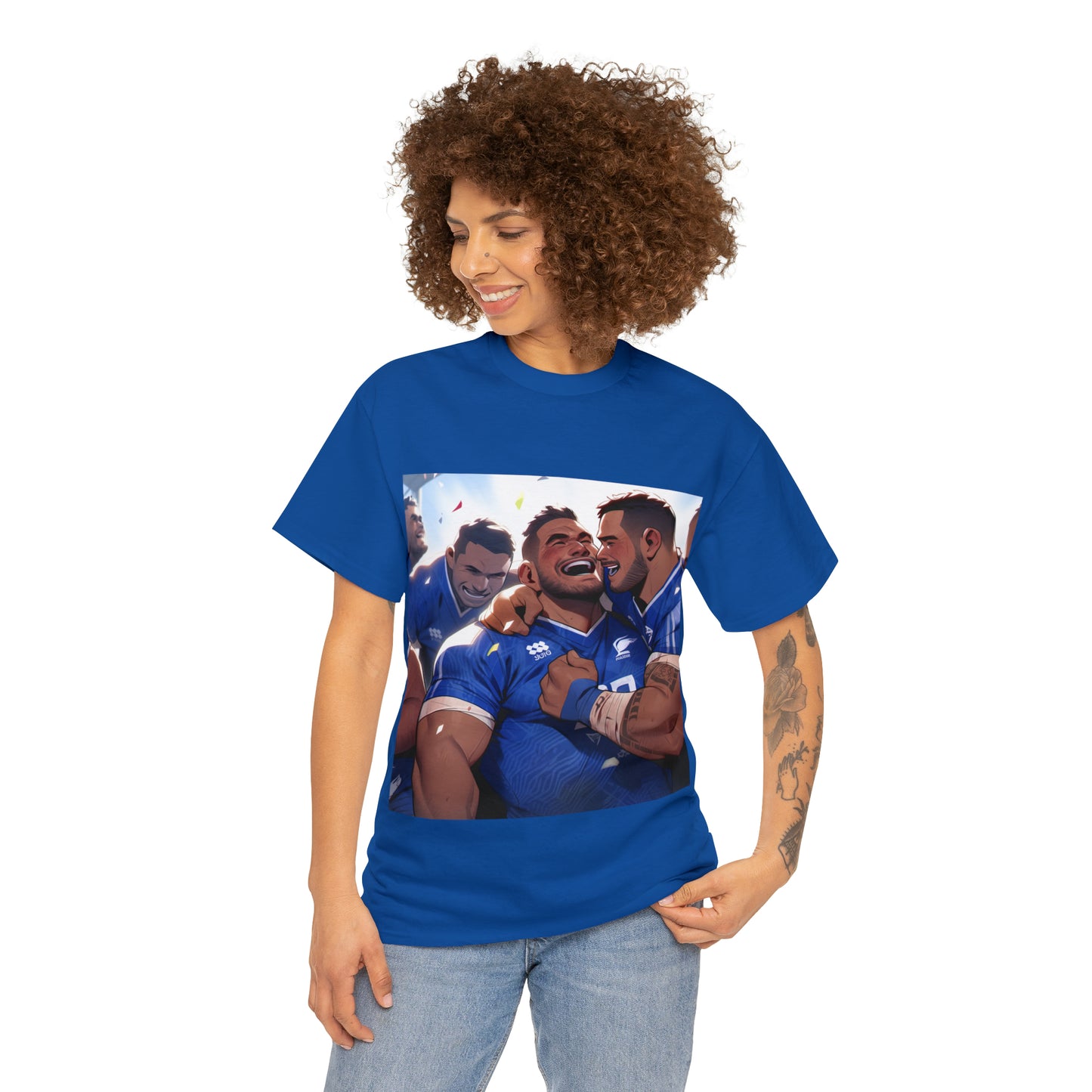 Post Match Samoa - dark shirts