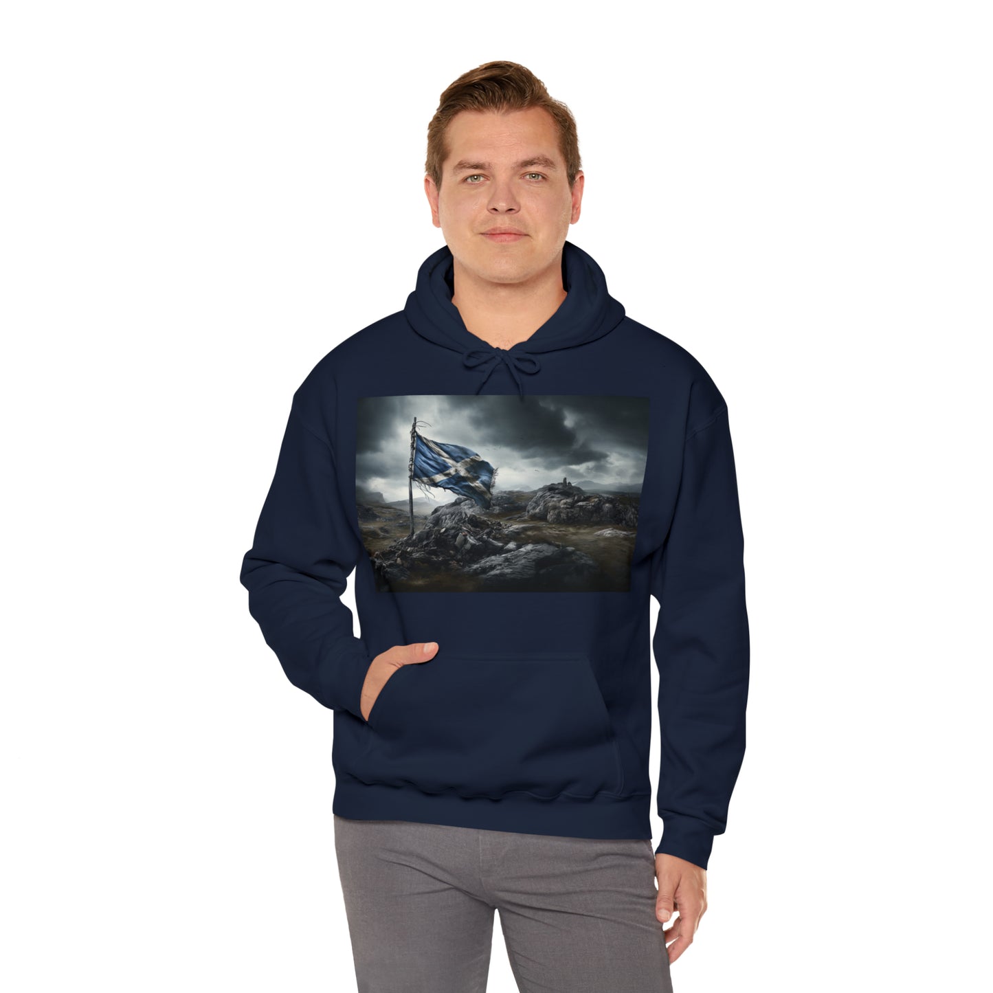 Scottish Flag - dark hoodies