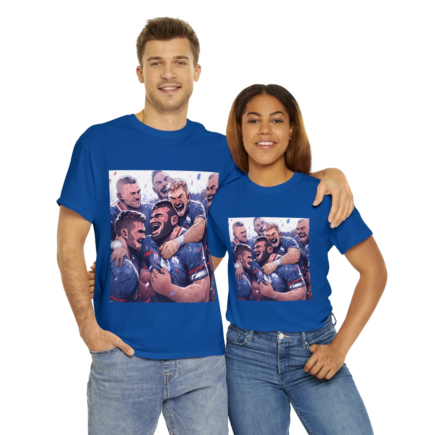 Post Match France - dark shirts