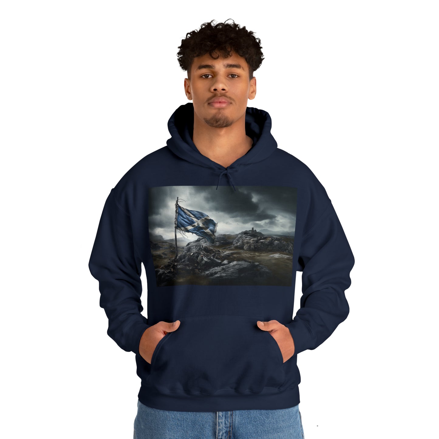Scottish Flag - dark hoodies