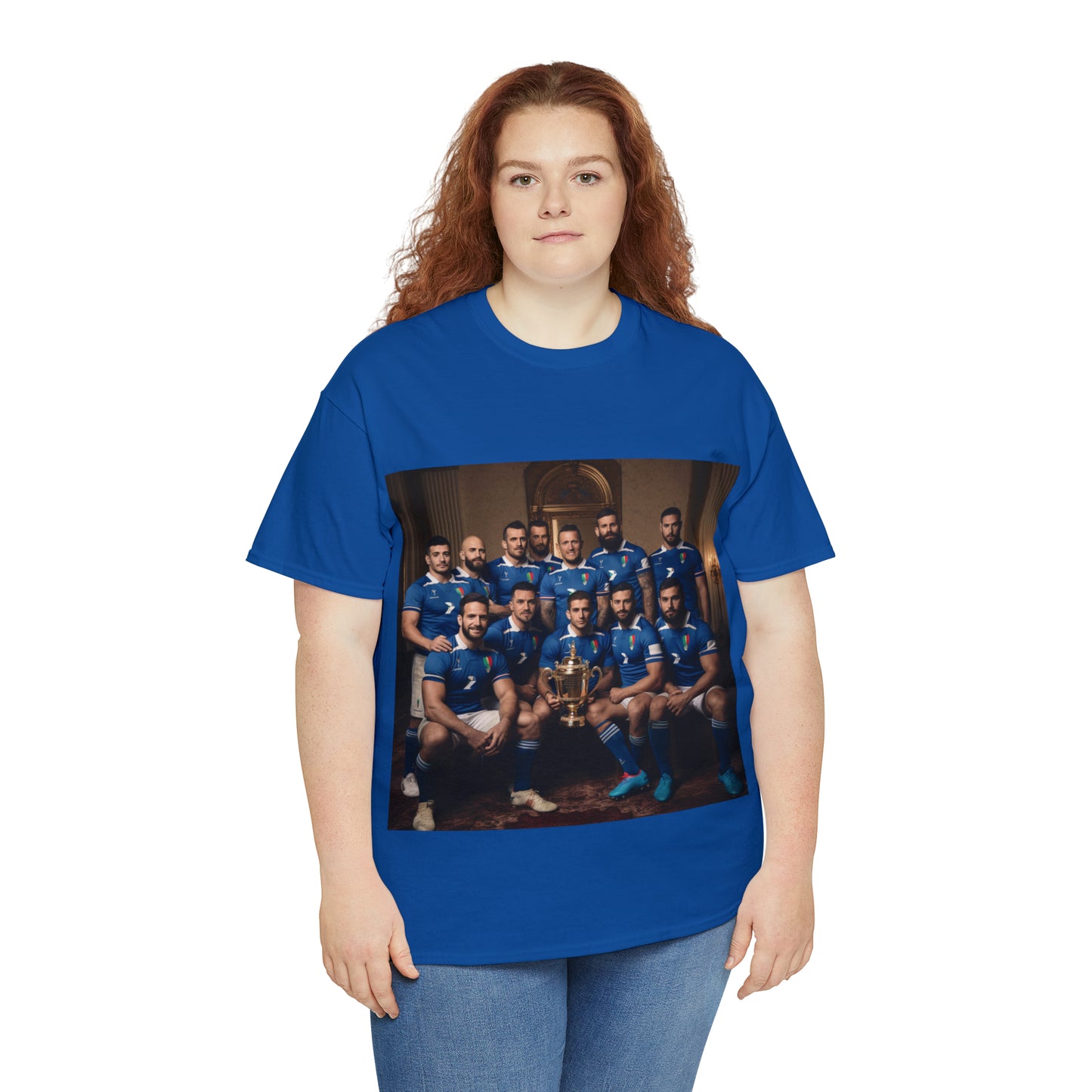 Italy World Cup photoshoot - dark shirts