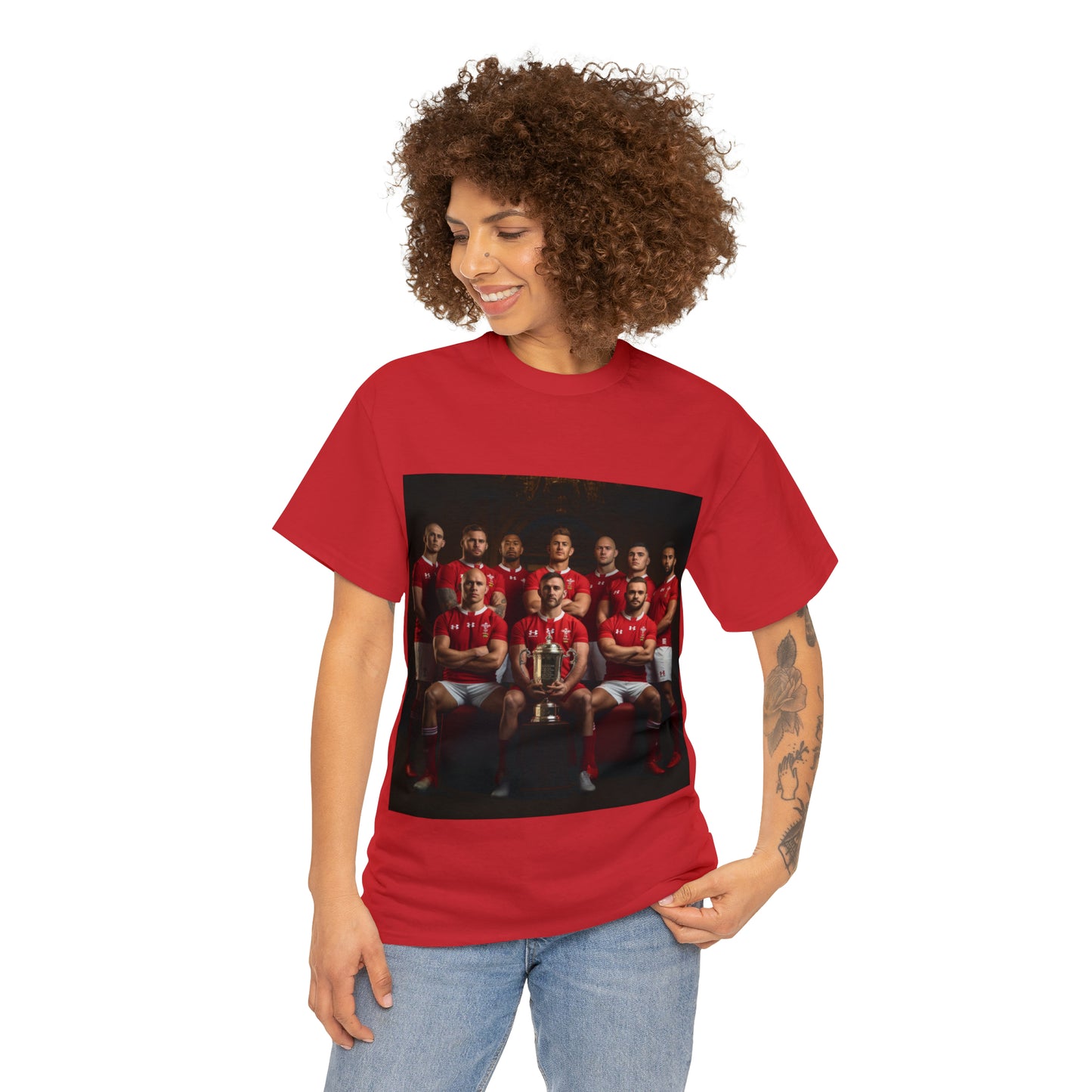 Wales RWC Photoshoot - dark shirts