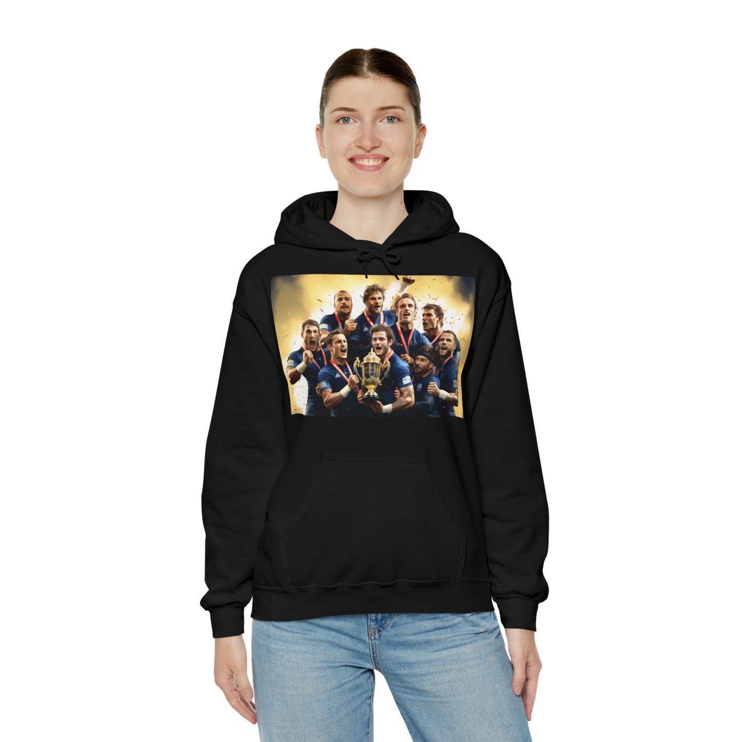 France Winning RWC 2023 - dark hoodies