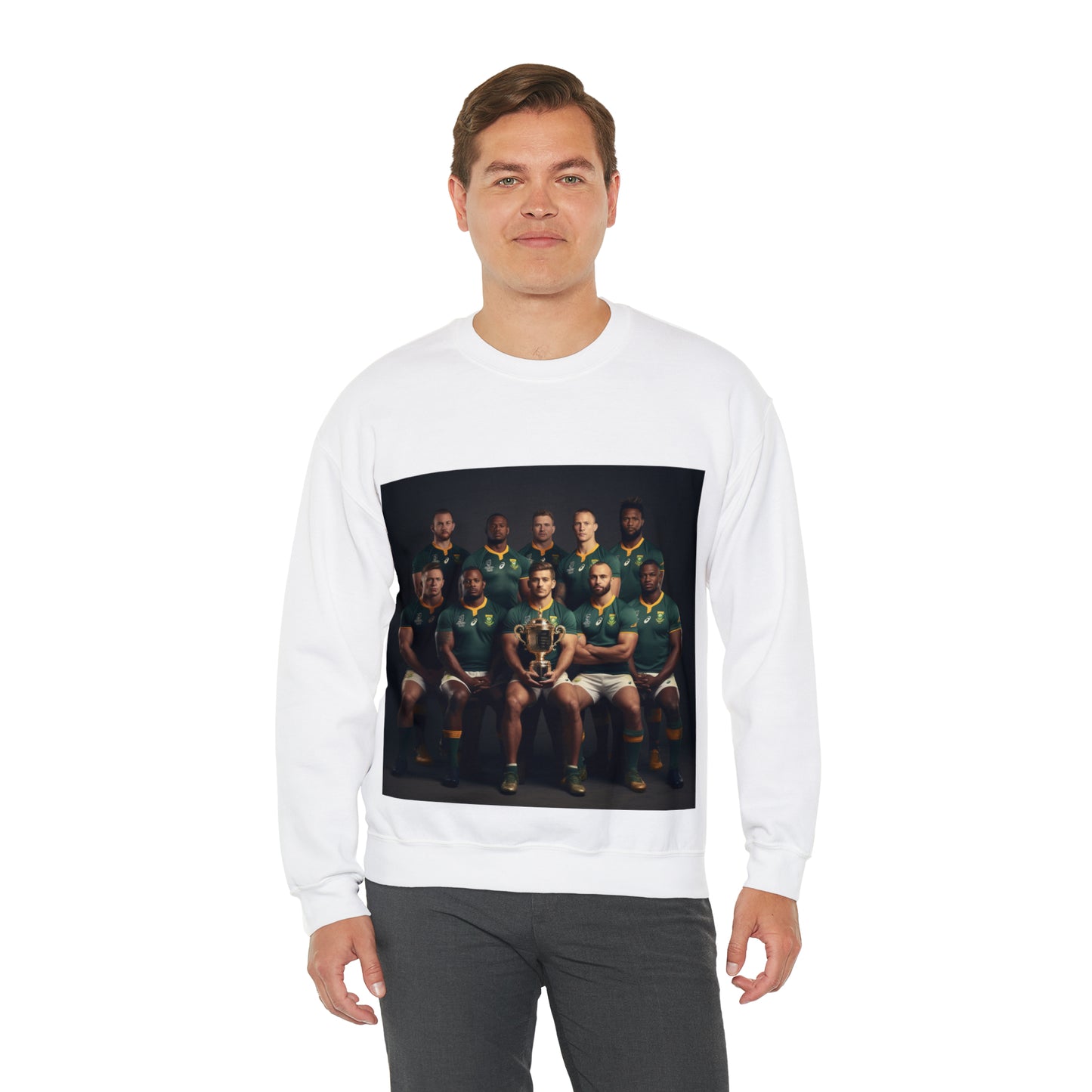Springbok RWC photoshoot - light sweatshirts