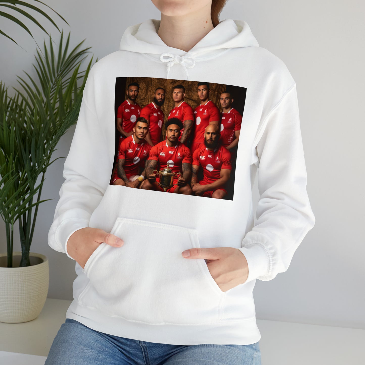 Tonga RWC photoshoot - light hoodies