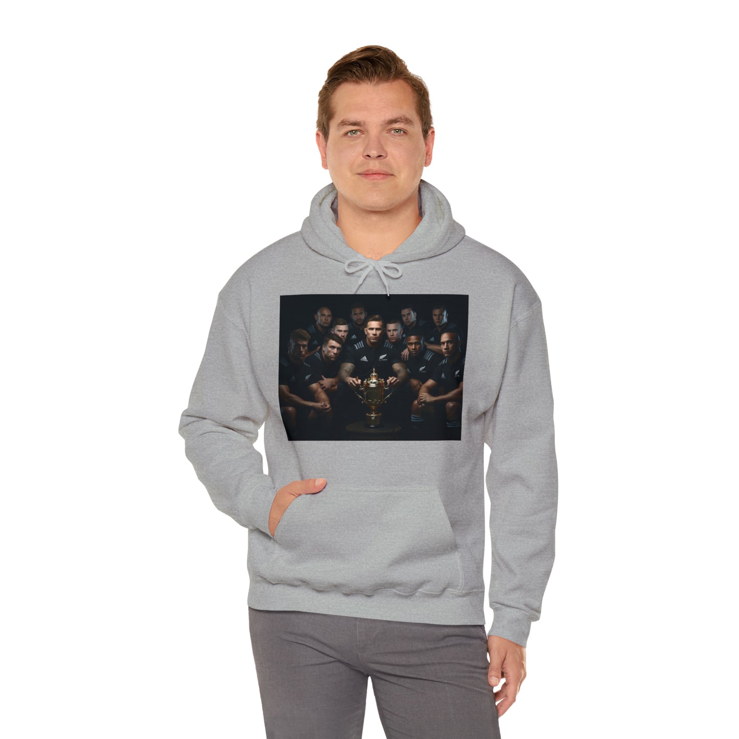 All Blacks Winners Photoshoot - light hoodies