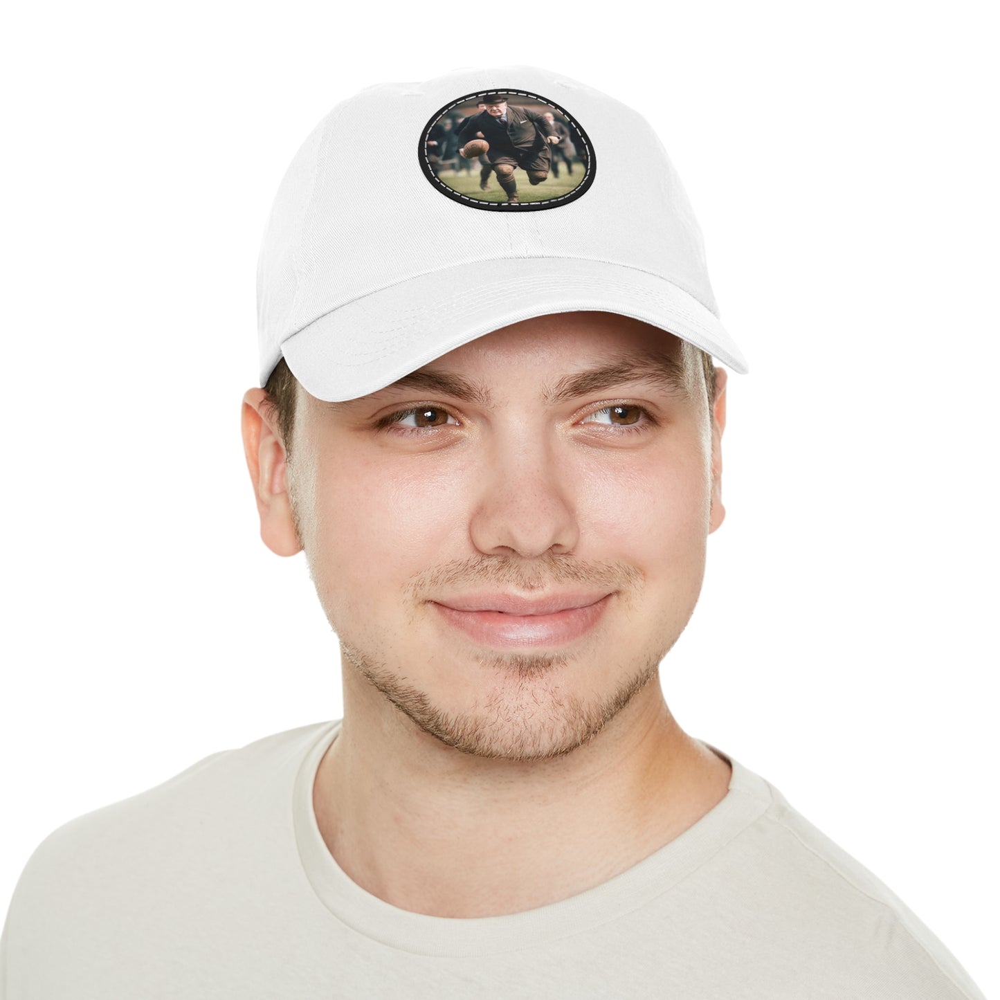 Winston Churchill Round Patch hat