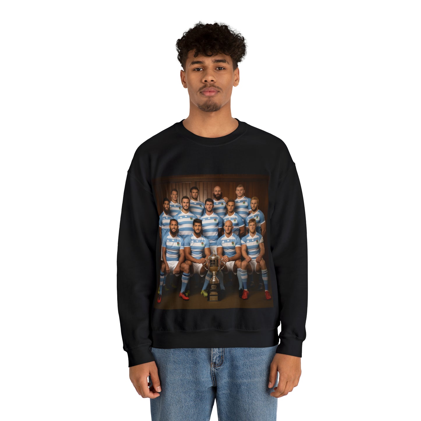 Pumas RWC photoshoot - black sweatshirt