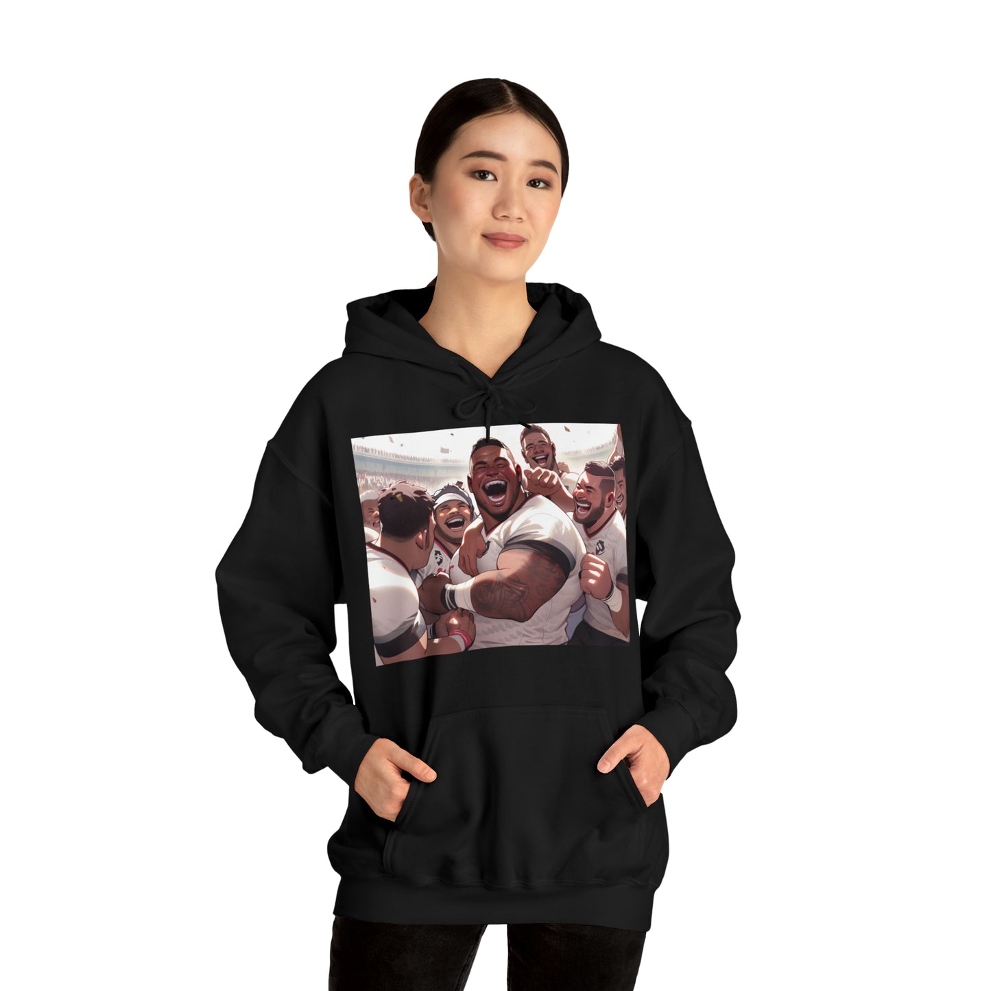 Celebrating Fiji - black hoodie