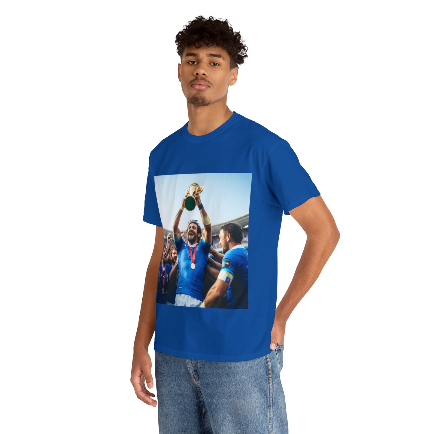 Italy Lifting the RWC - dark shirts