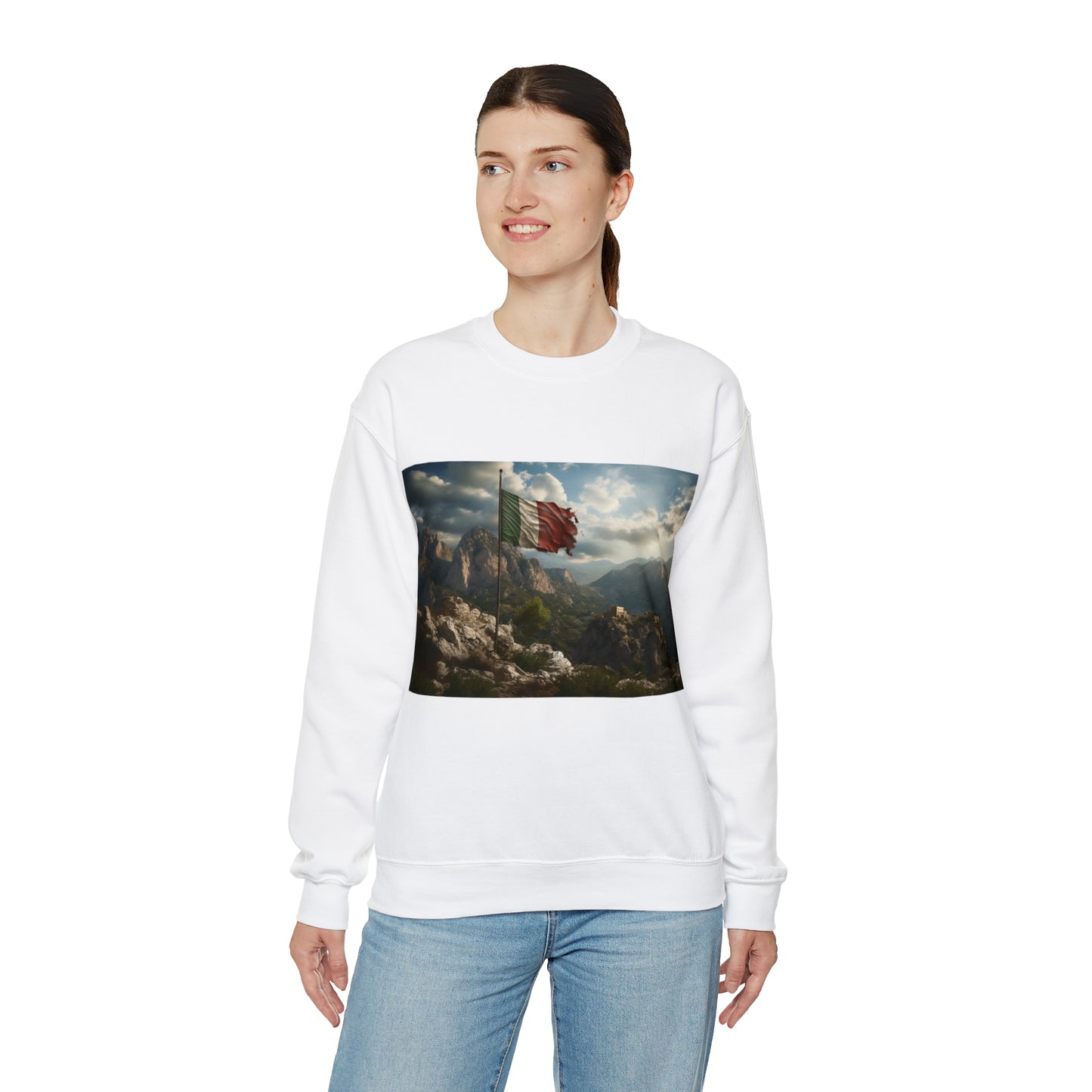 Italy Flag - light sweatshirts