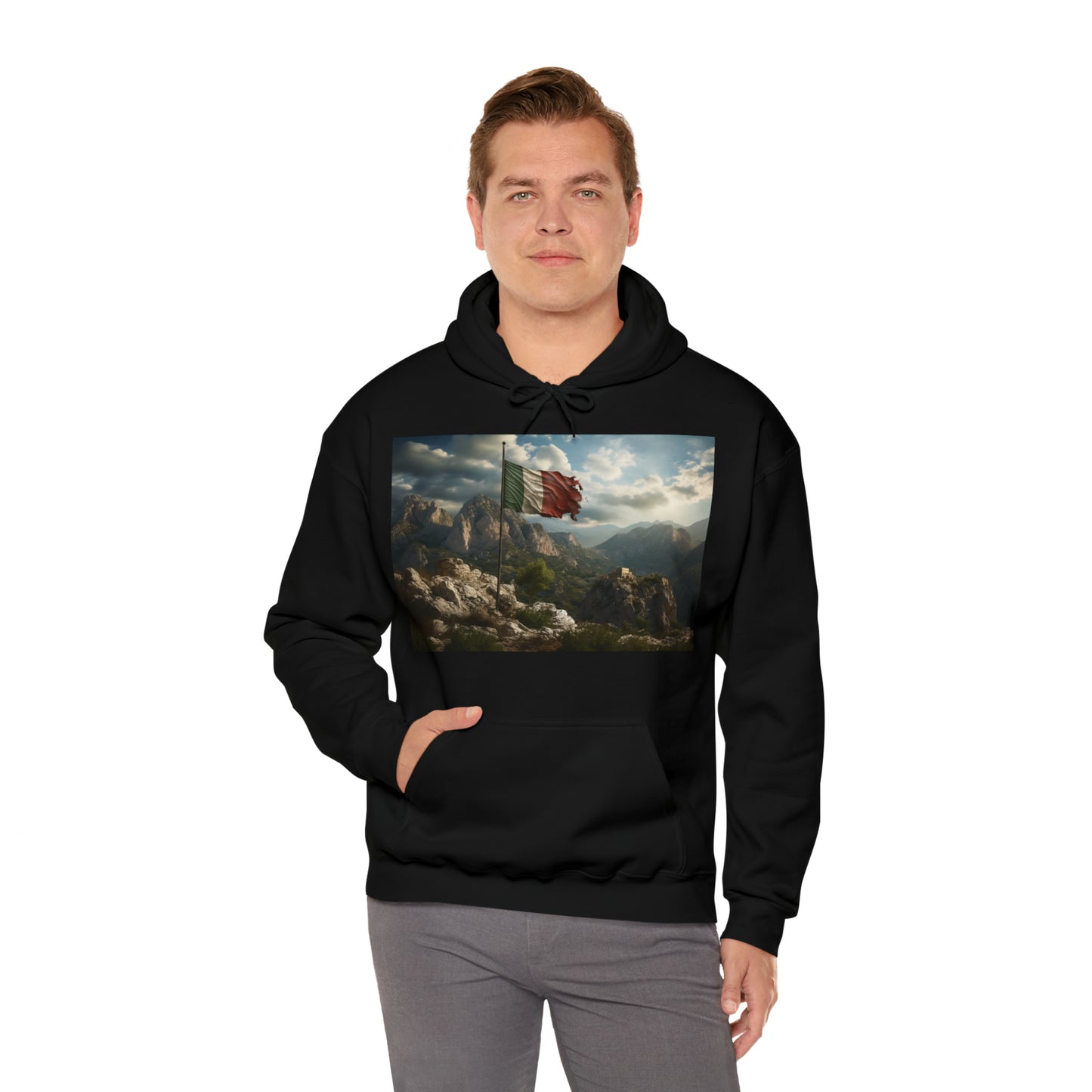 Italy Flag - dark hoodies