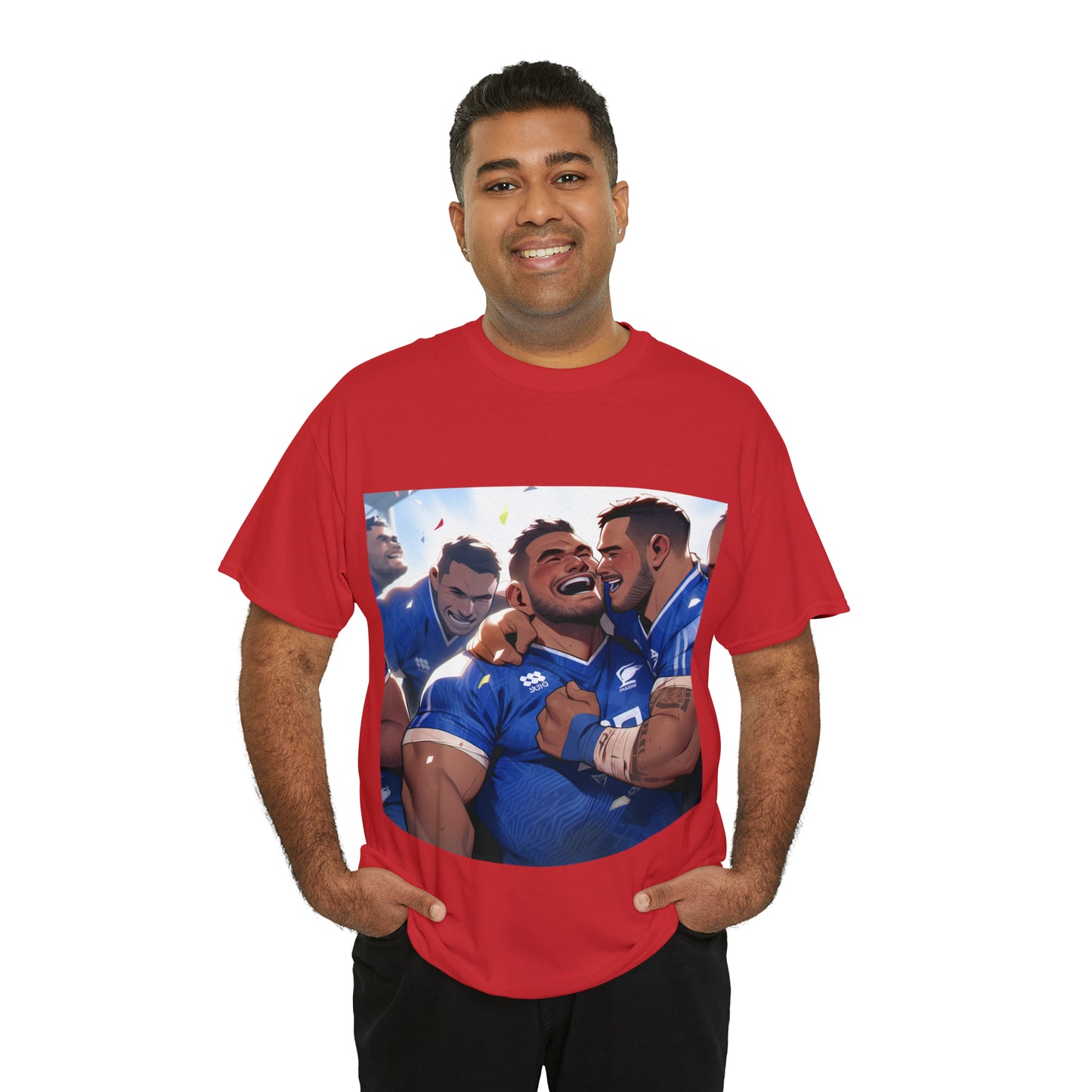 Post Match Samoa - dark shirts