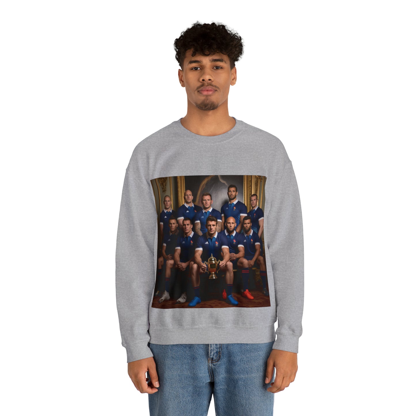 France World Cup Photoshoot - light sweatshirts