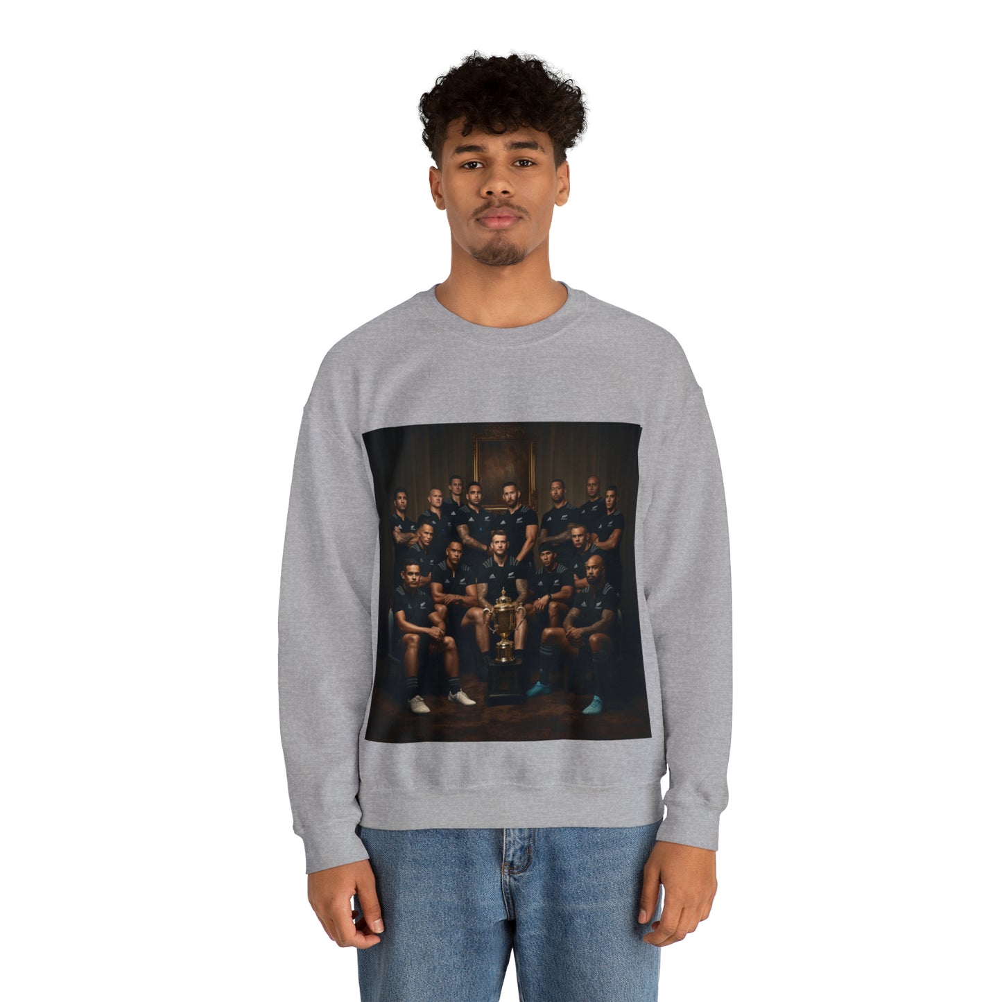 All Blacks with Web Ellis Cup - light sweatshirts