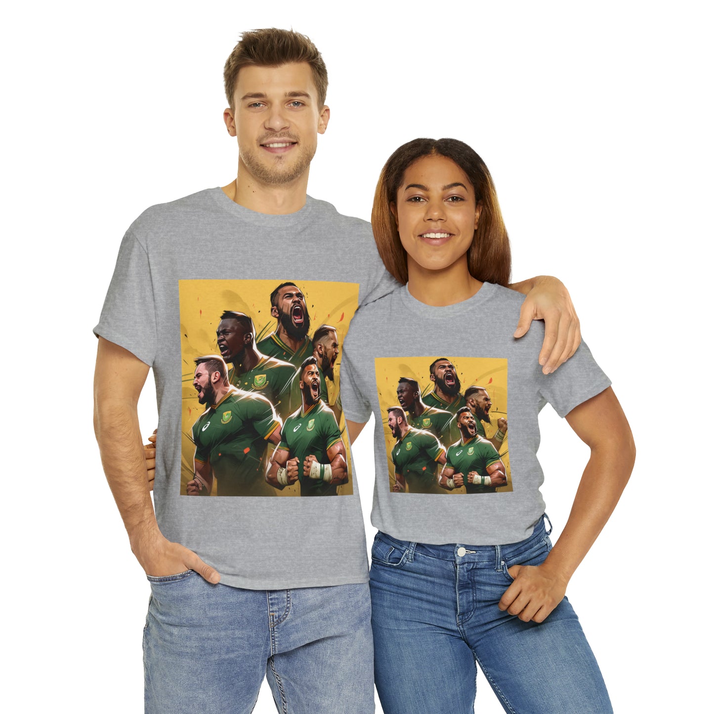 Springboks Celebrating - light shirts