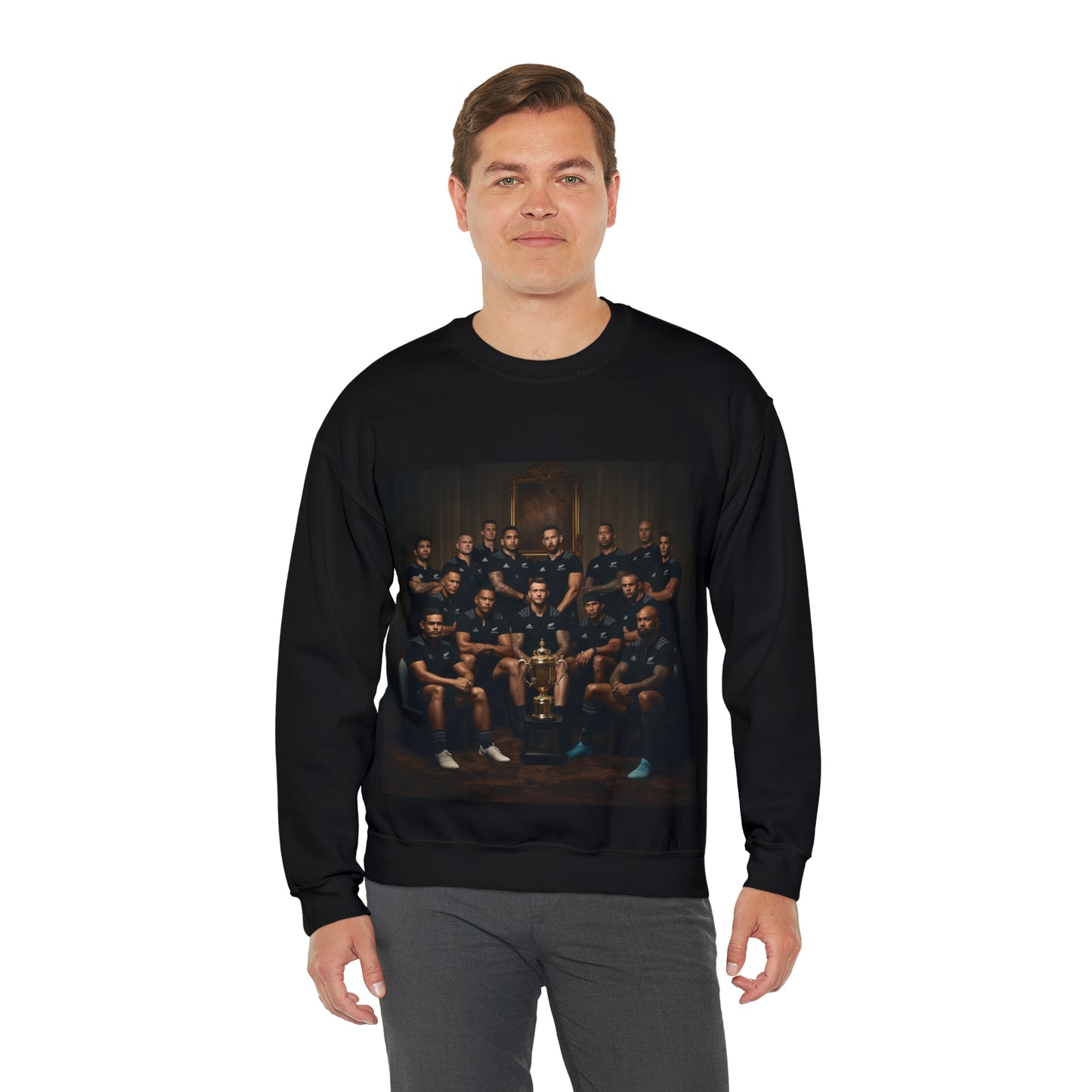 All Blacks with Web Ellis Cup - black sweatshirt