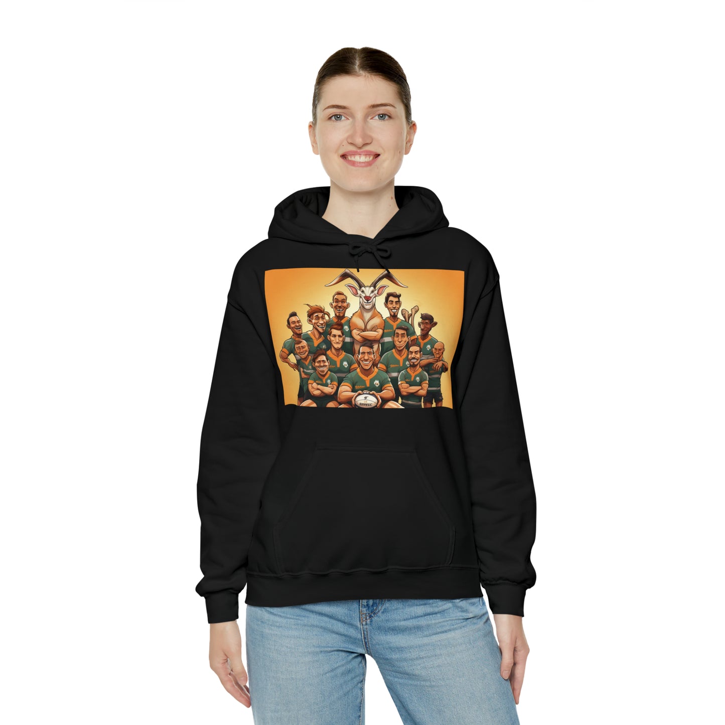Springboks Team Photo - dark hoodies