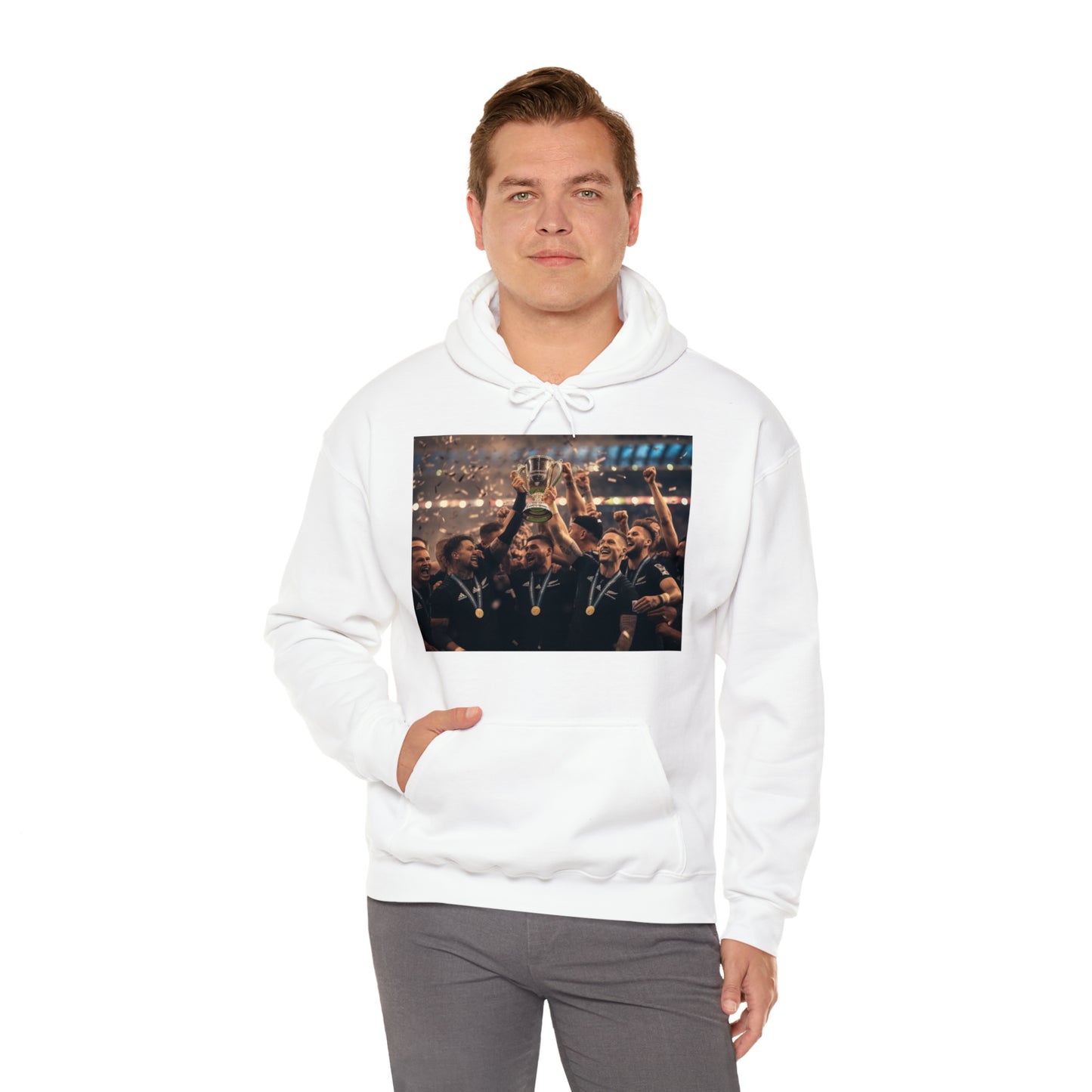 All Blacks World Cup Celebration - light hoodies