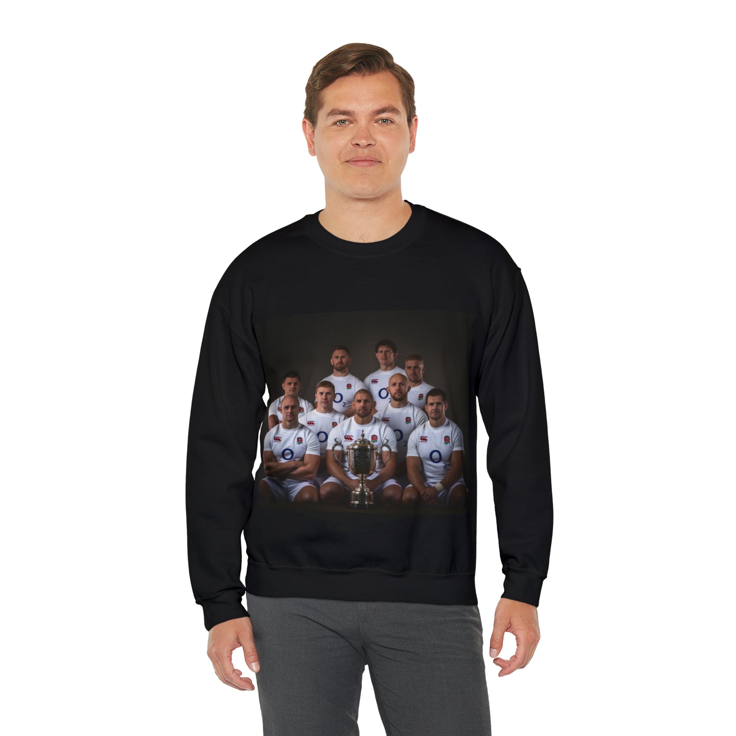 England World Cup Photoshoot - black sweatshirt