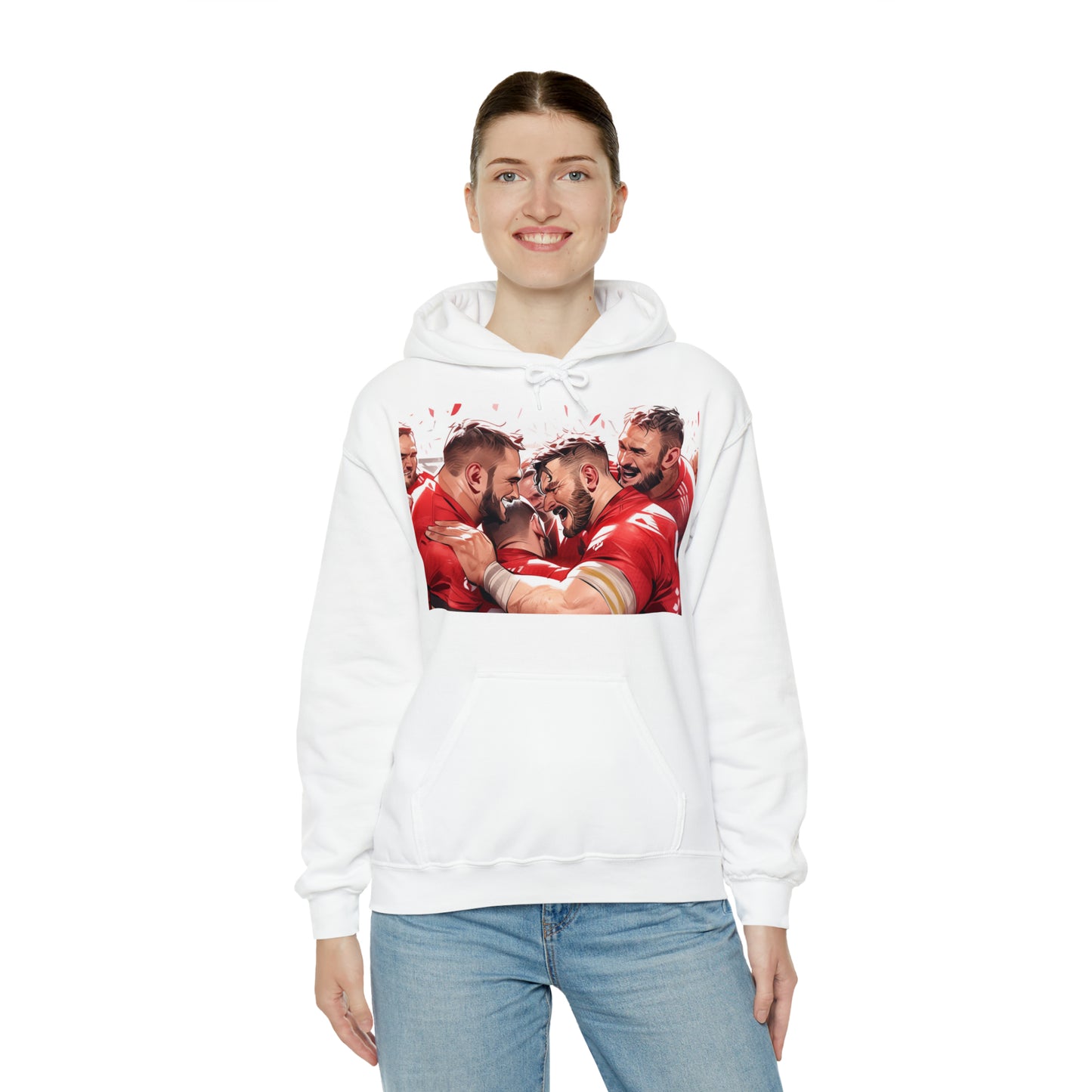 Post Match Wales - light hoodies