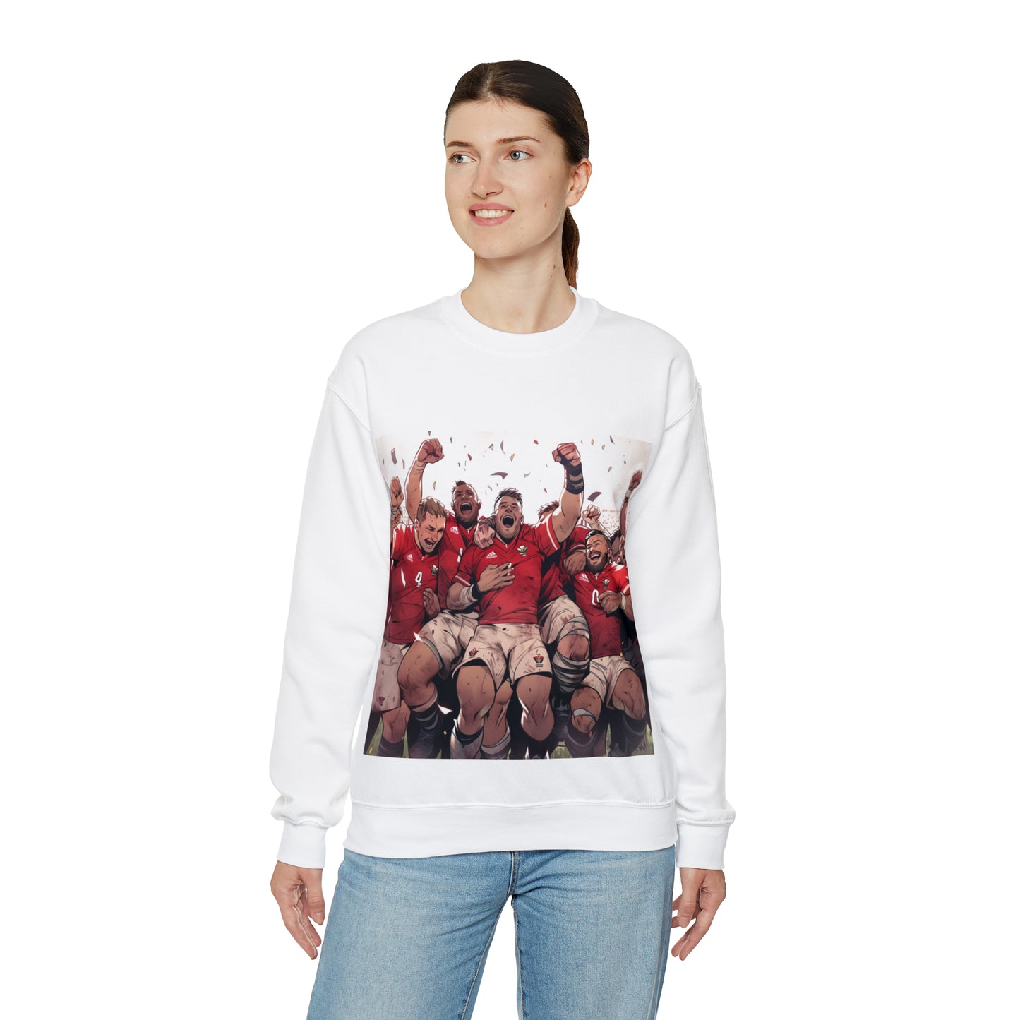 Wales Celebrating - light sweatshirts