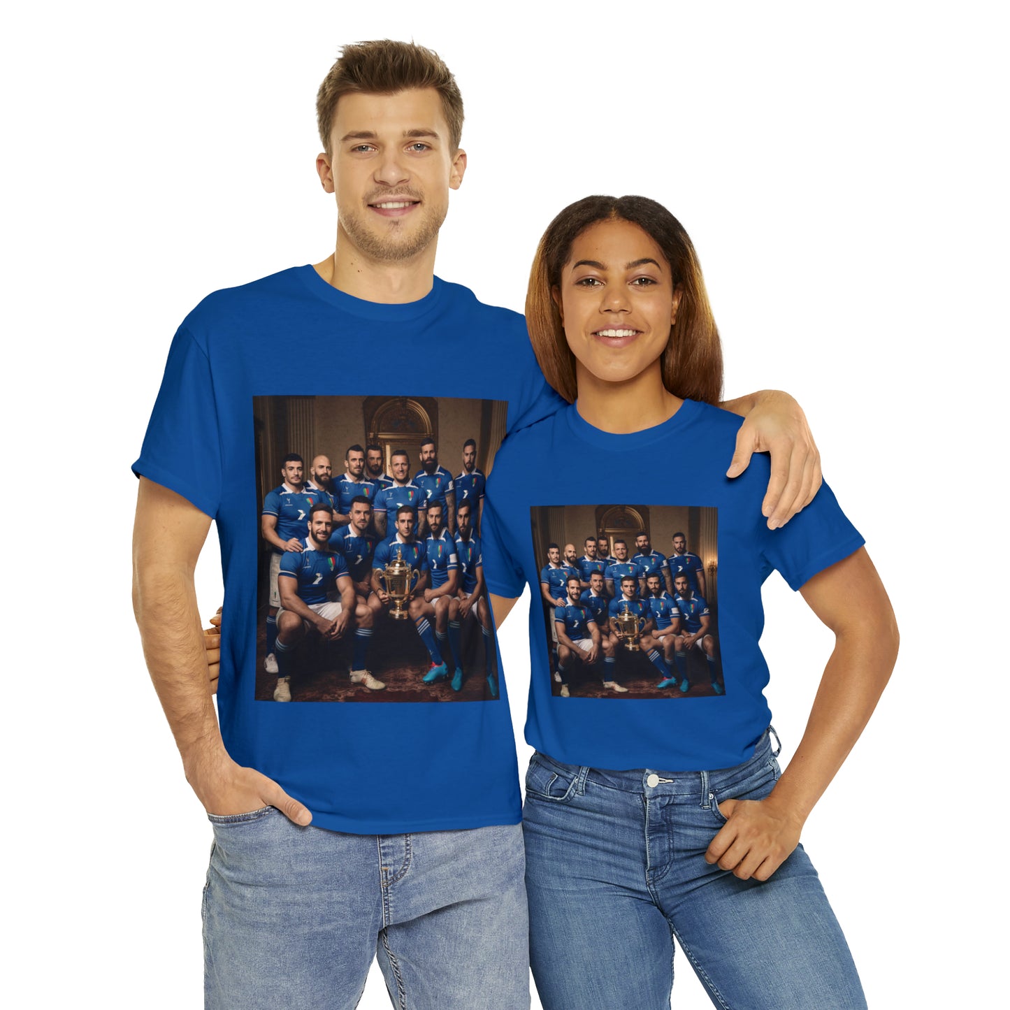 Italy World Cup photoshoot - dark shirts