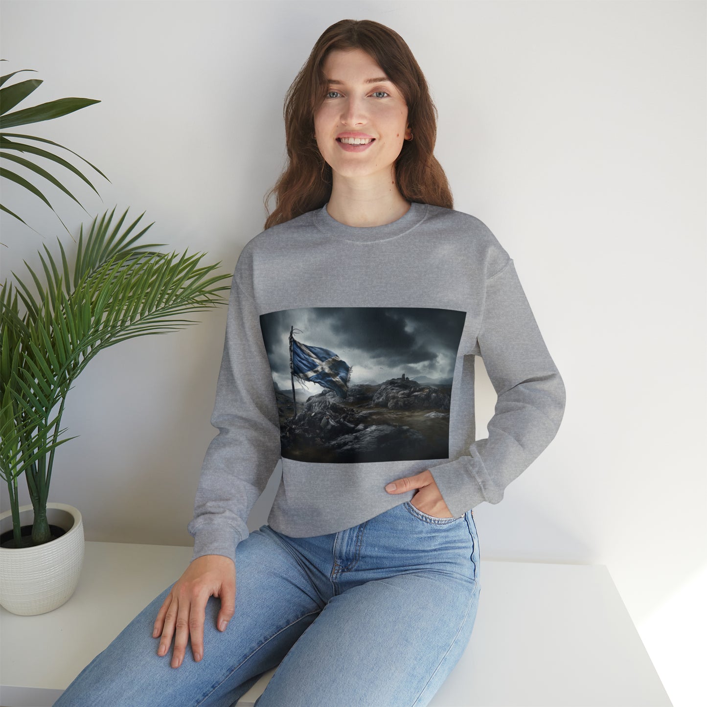 Scottish Flag - light sweatshirts