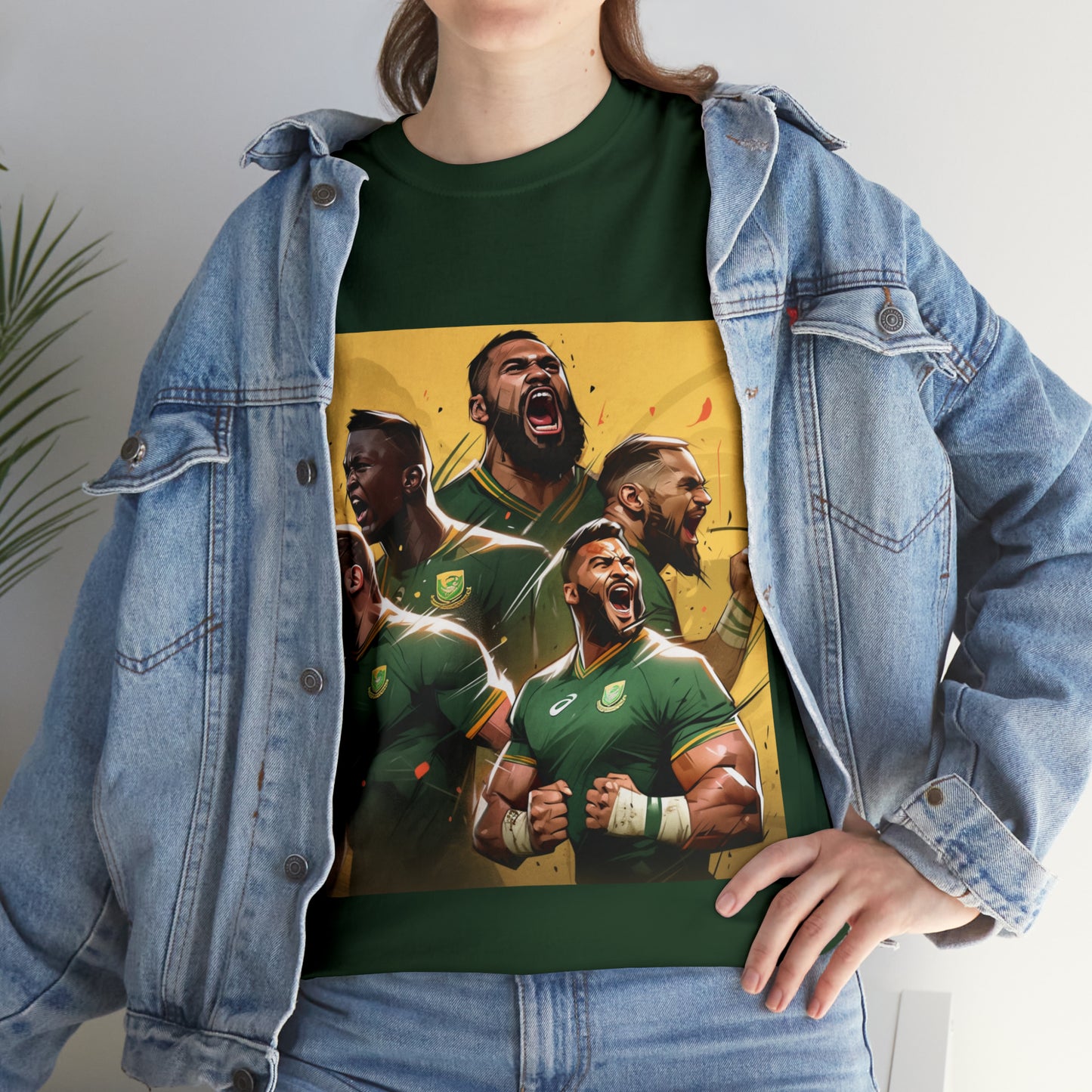 Springboks Celebrating - dark shirts
