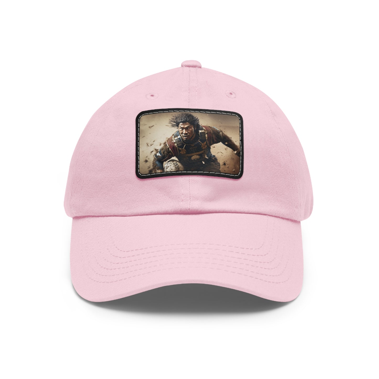 Samurai Rectangle Leather Patch Hat