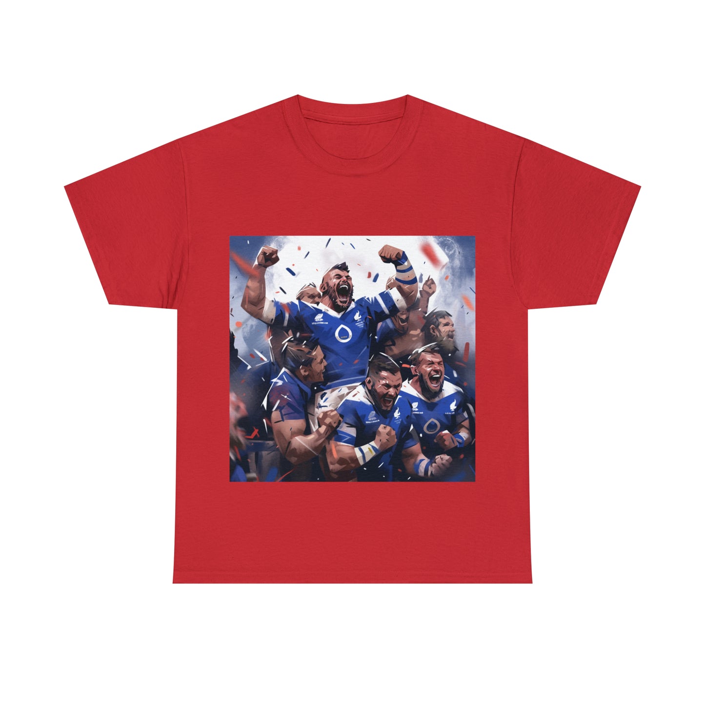 France Celebrating - dark shirts