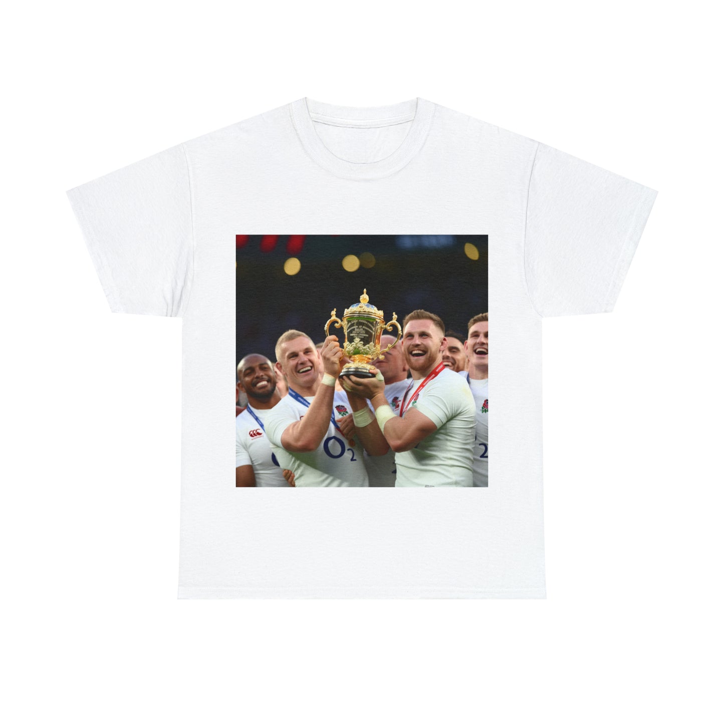 England Celebrating Winning World Cup - light shirts