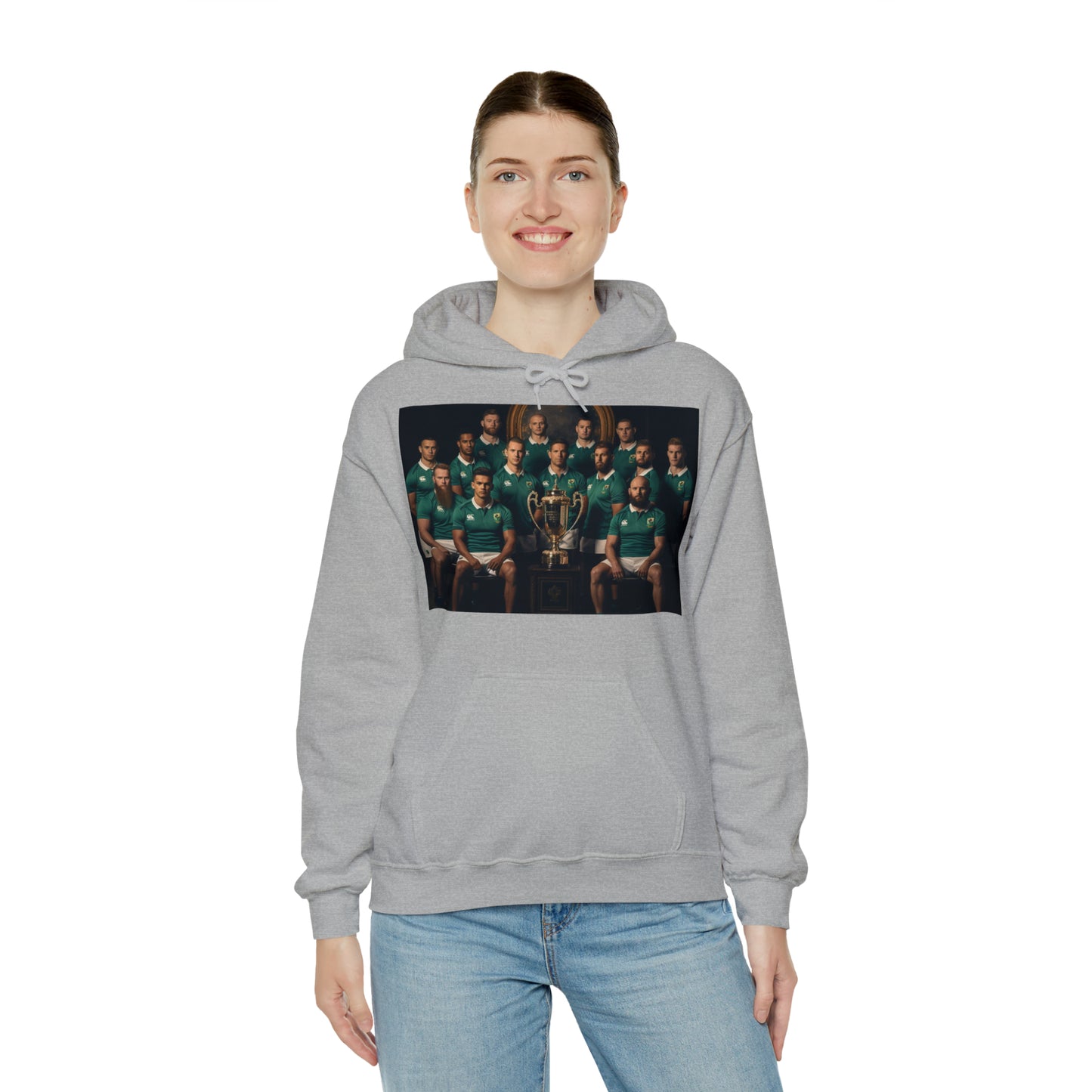 Ireland World Cup photoshoot - light hoodies