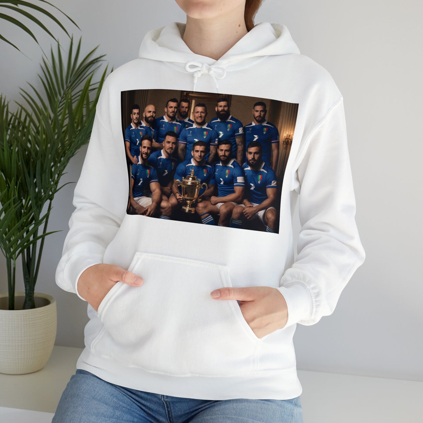 Italy World Cup photoshoot - light hoodies